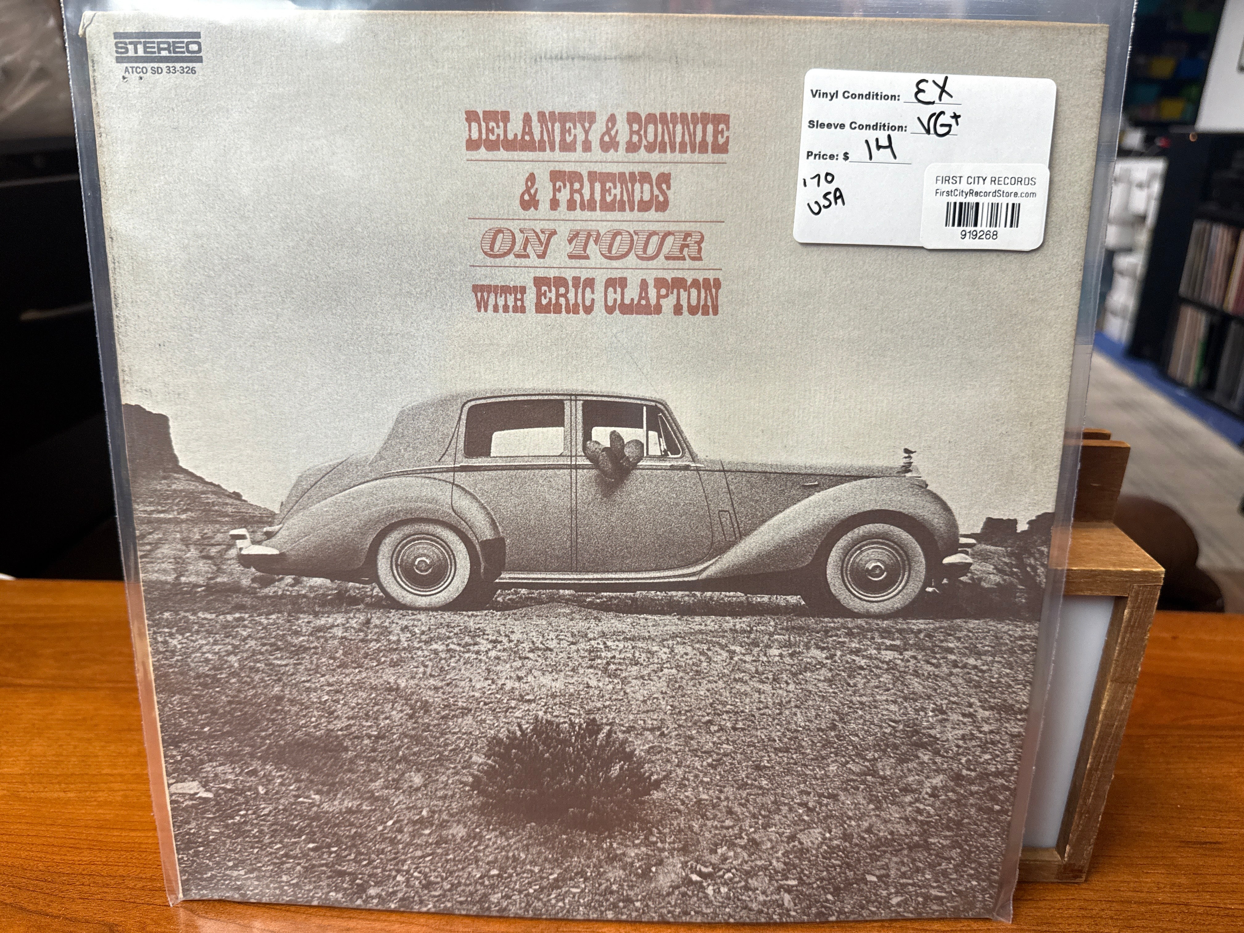 Eric Clapton with Delaney & Bonnie - On Tour (1970, USED)