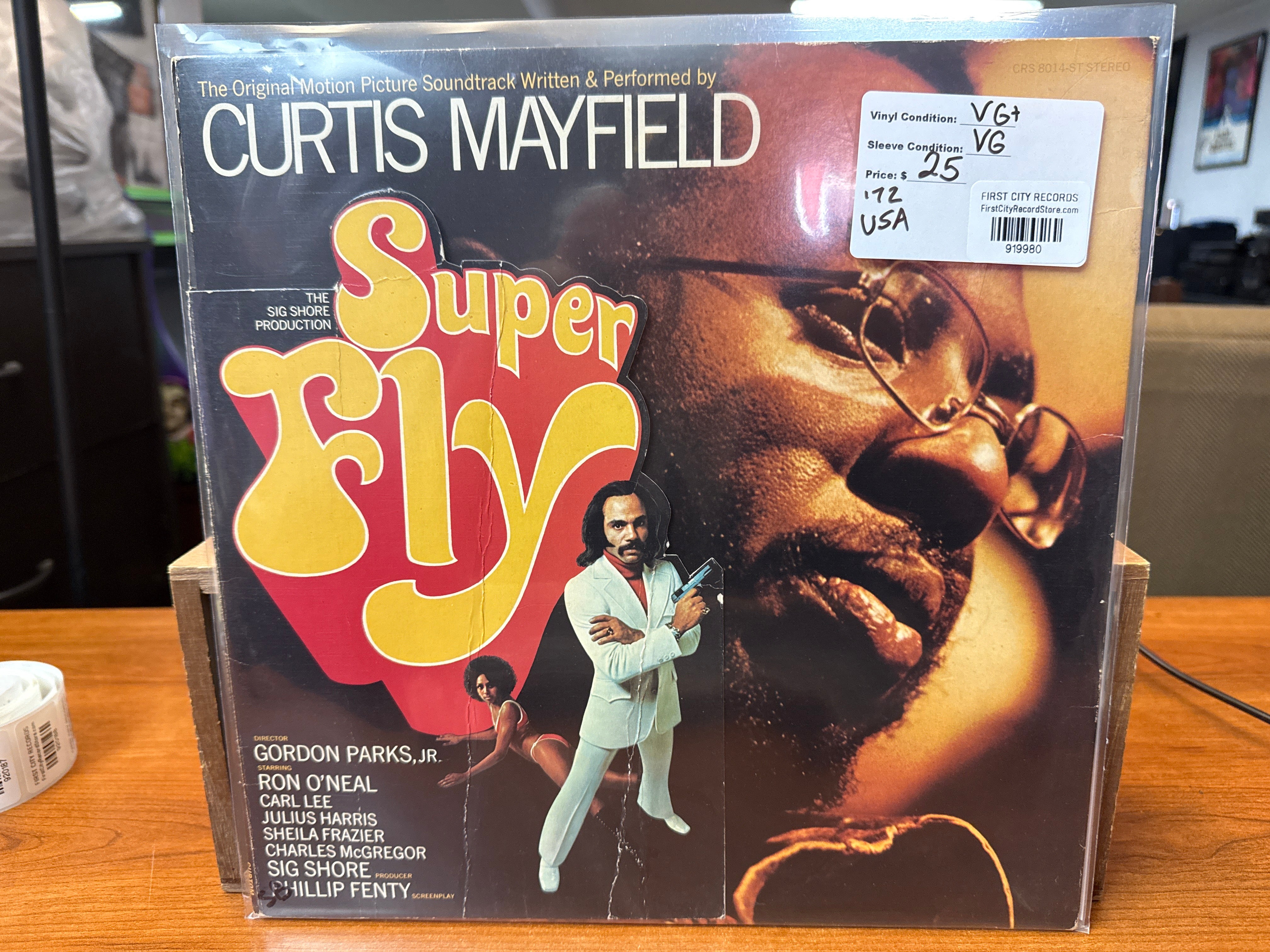 Curtis Mayfield - Superfly Soundtrack (1972, USED)