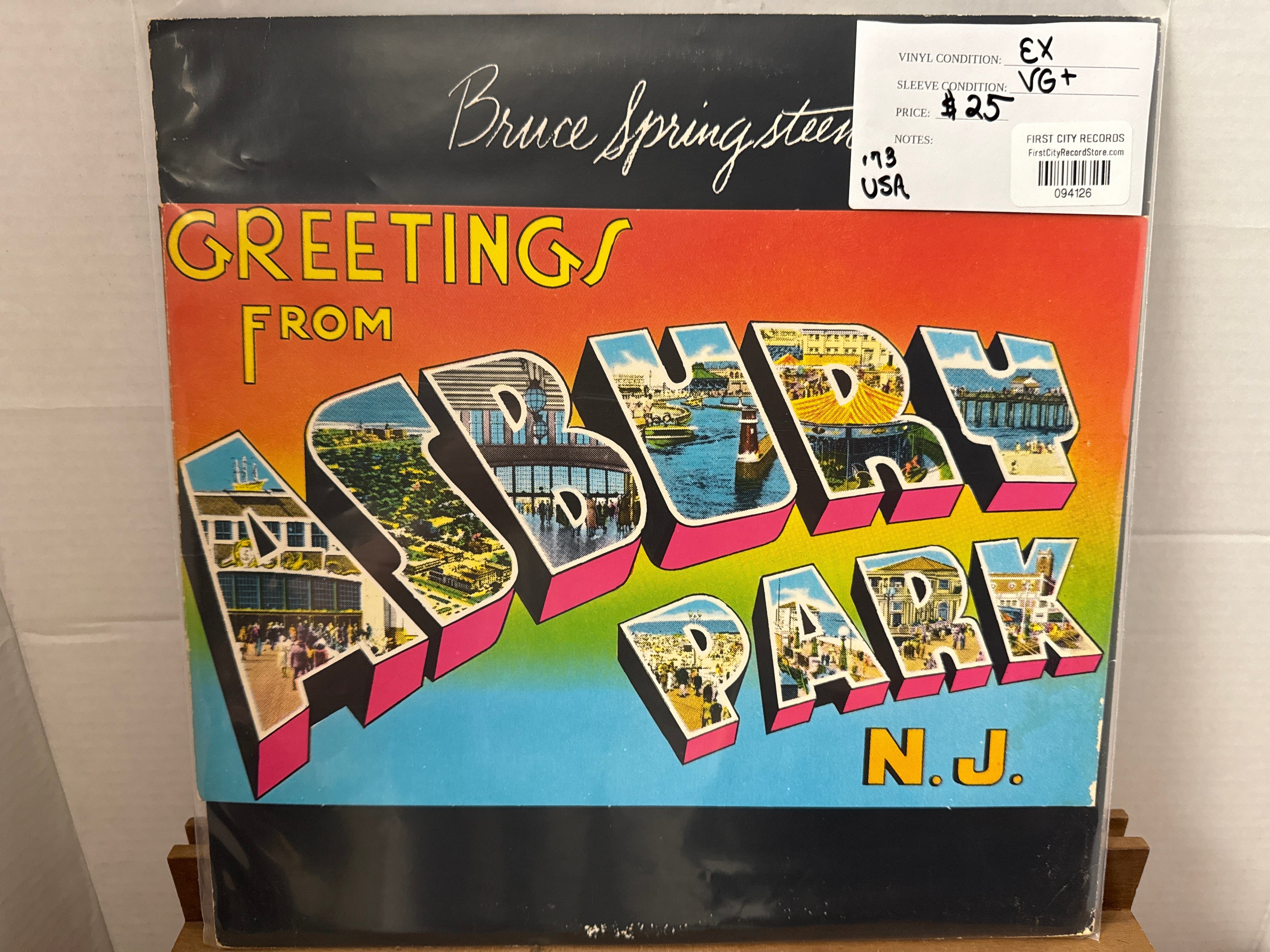 Bruce Springsteen - Greetings From Asbury Park (1973, USED)