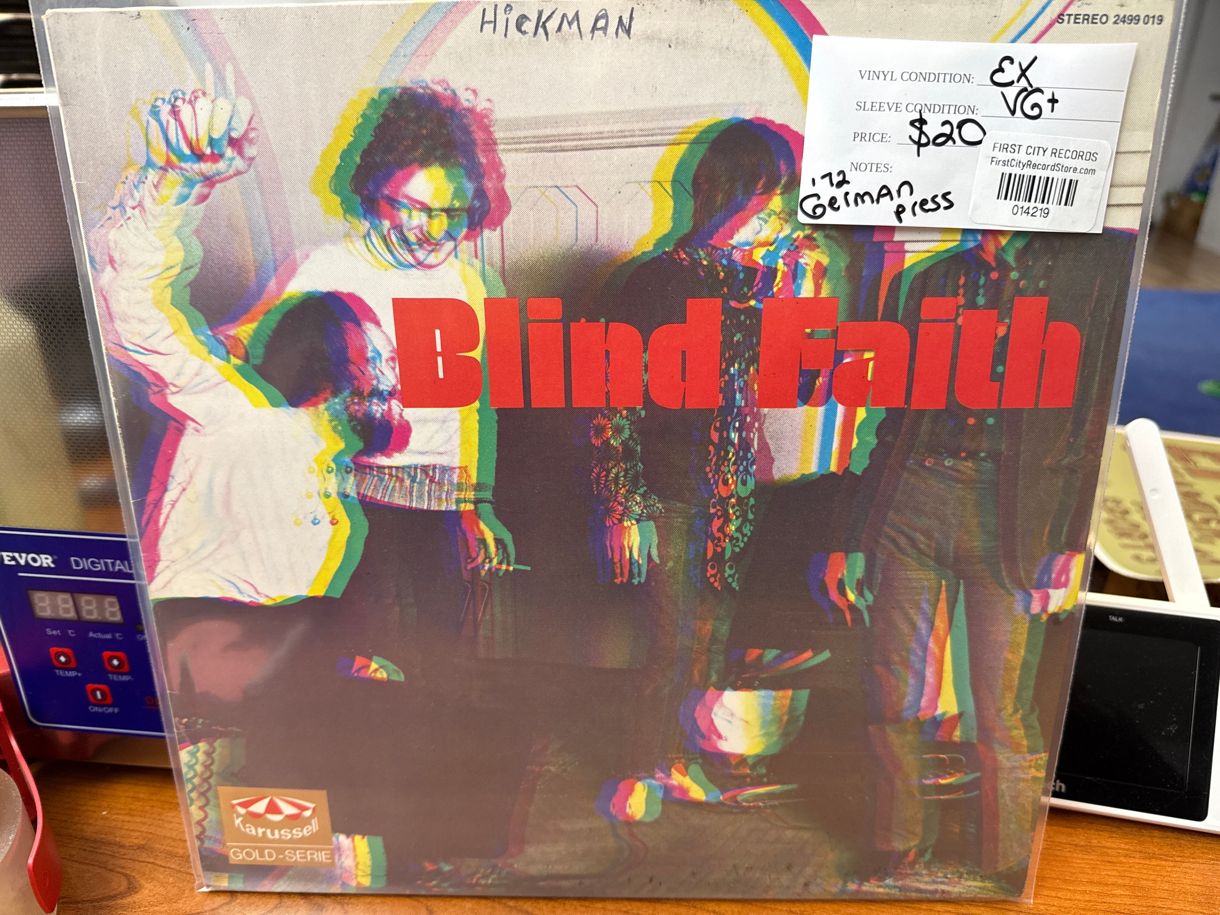Blind Faith - Self Titled (1972, German Pressing, USED)