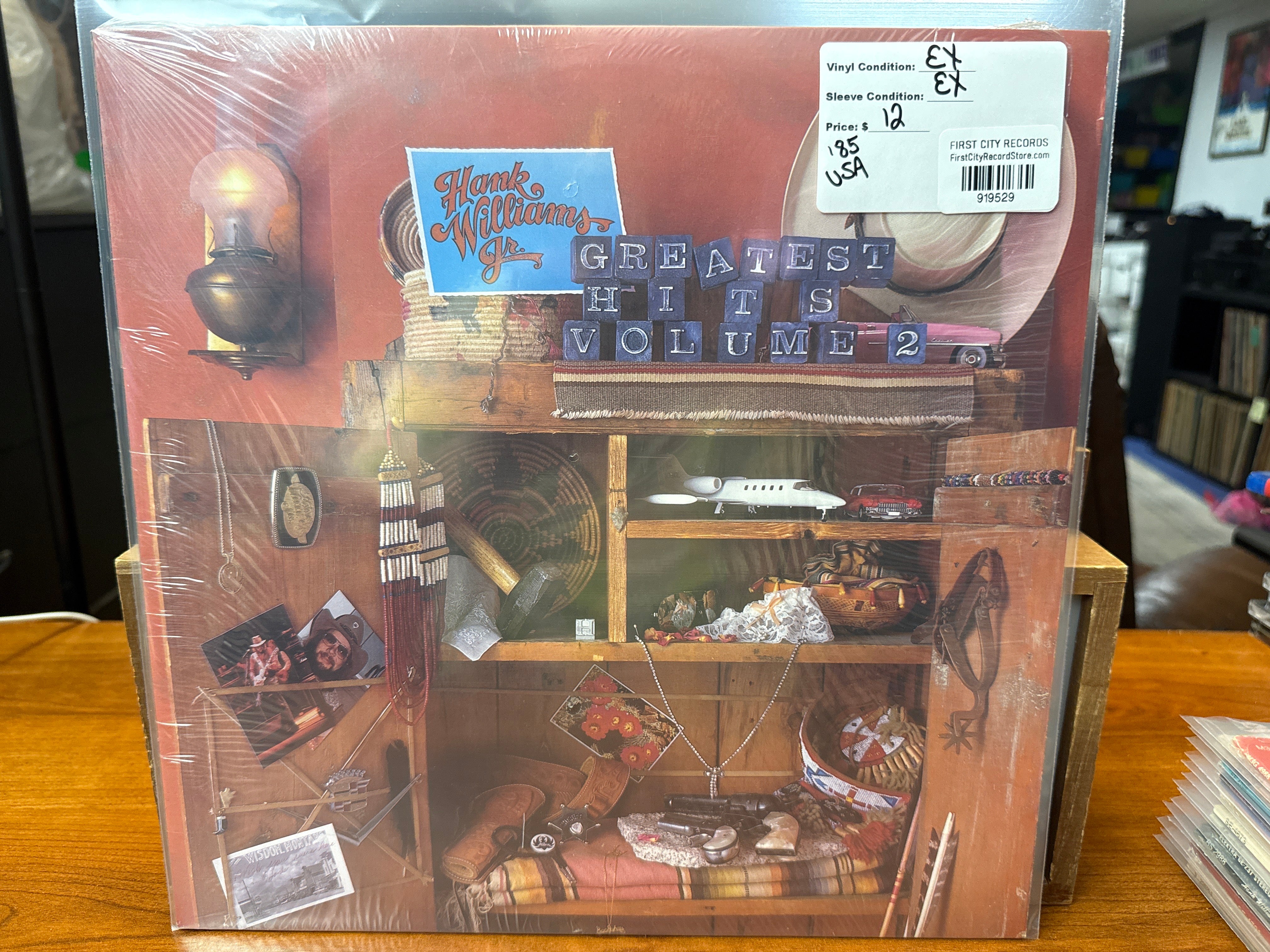 Hank Williams Jr - Greatest Hits Volume 2 (1985, USED)