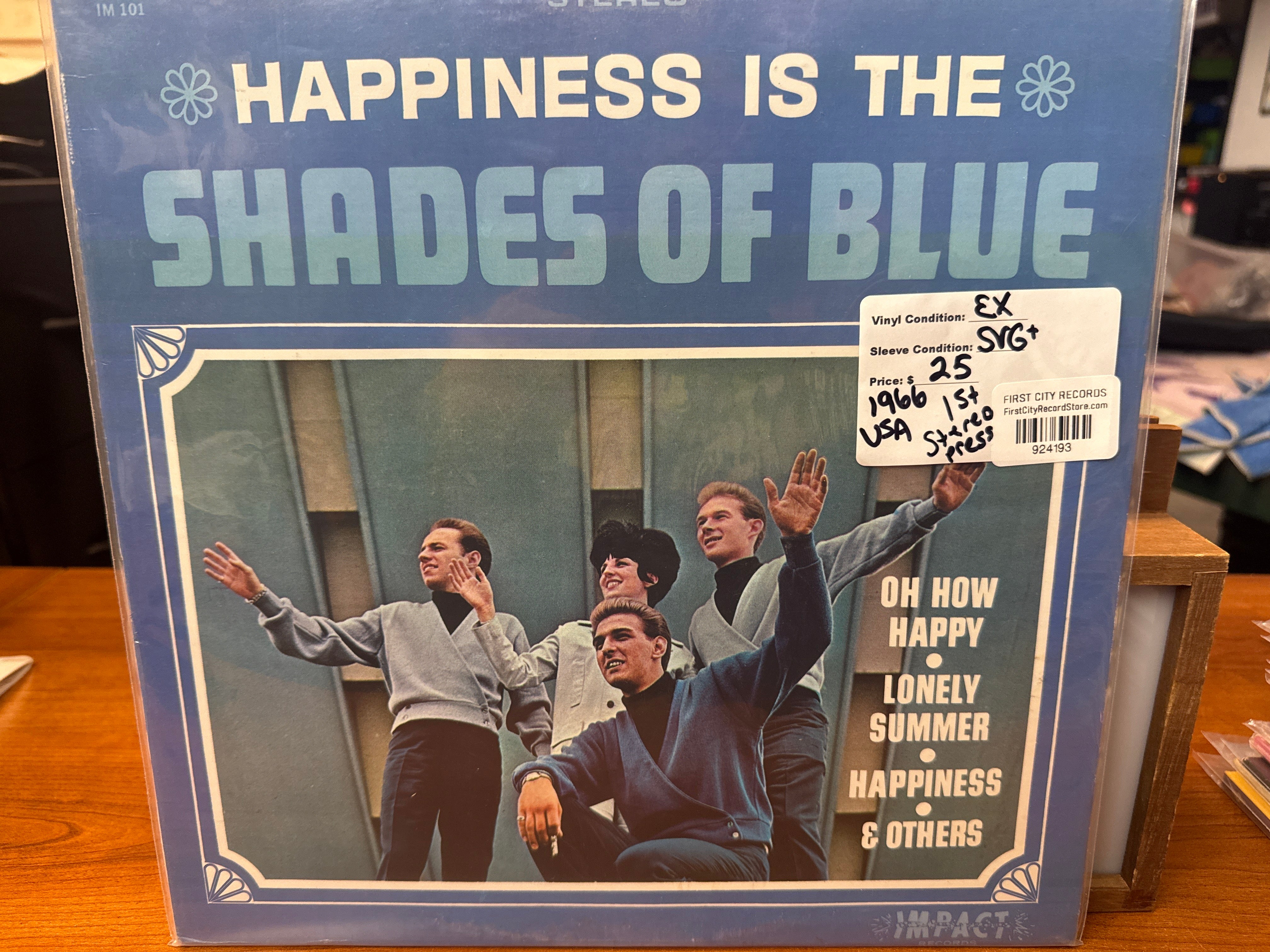 Shades of Blue - Happiness is the Shades of Blue (1966, 1st Stereo Pressing, USED)