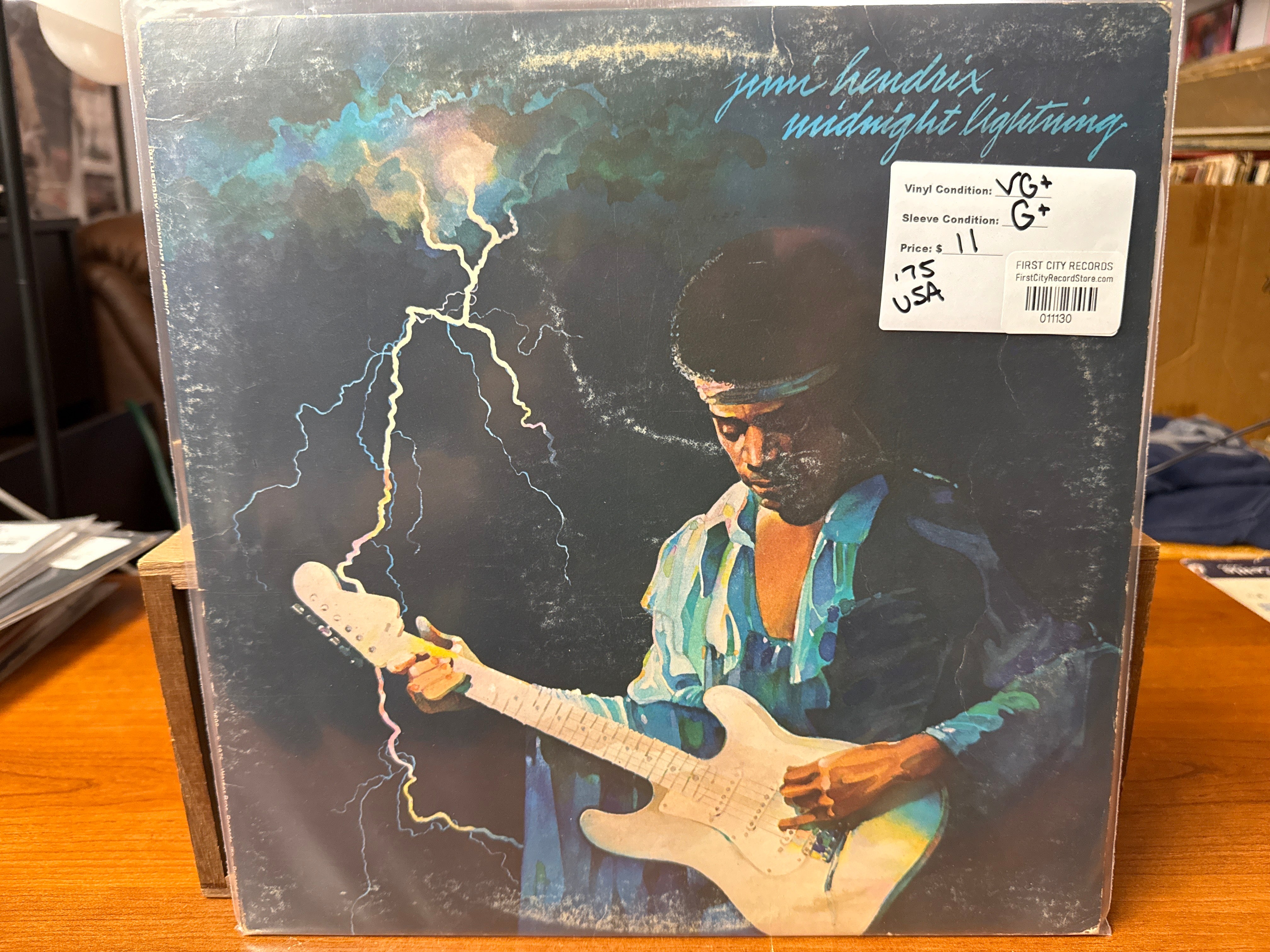 Jimi Hendrix - Midnight Lightning (1975, USED)
