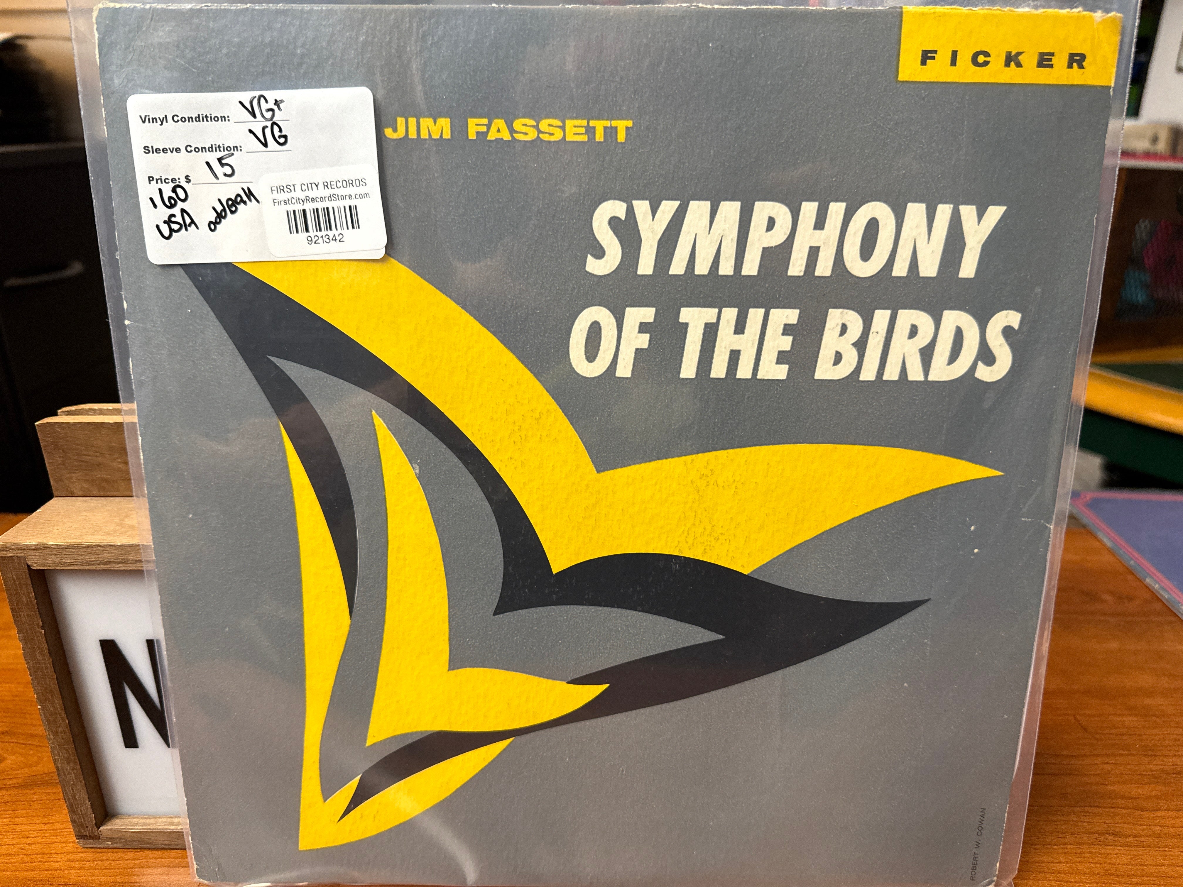 Jim Fassett - Symphony of the Birds (1960, USED)