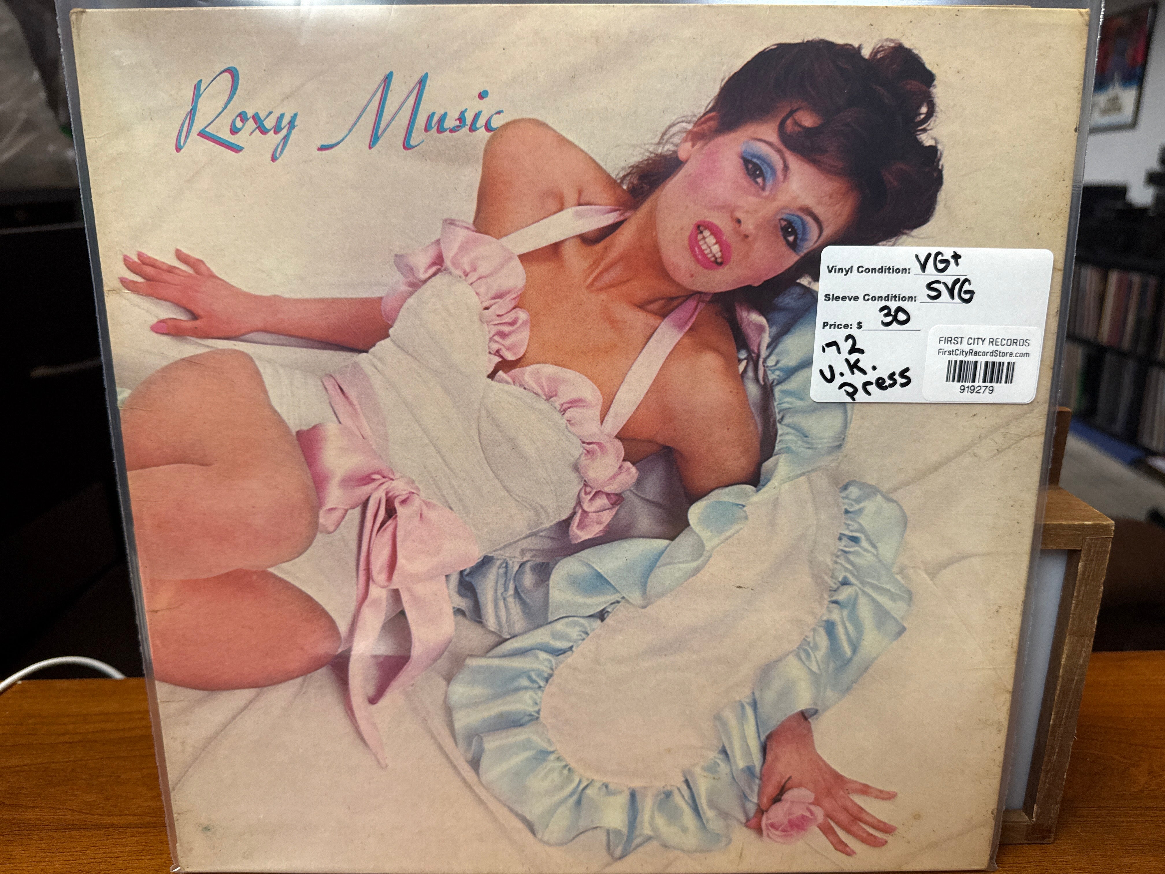 Roxy Music - Self Titled (1972, U.K. Pressing, USED)