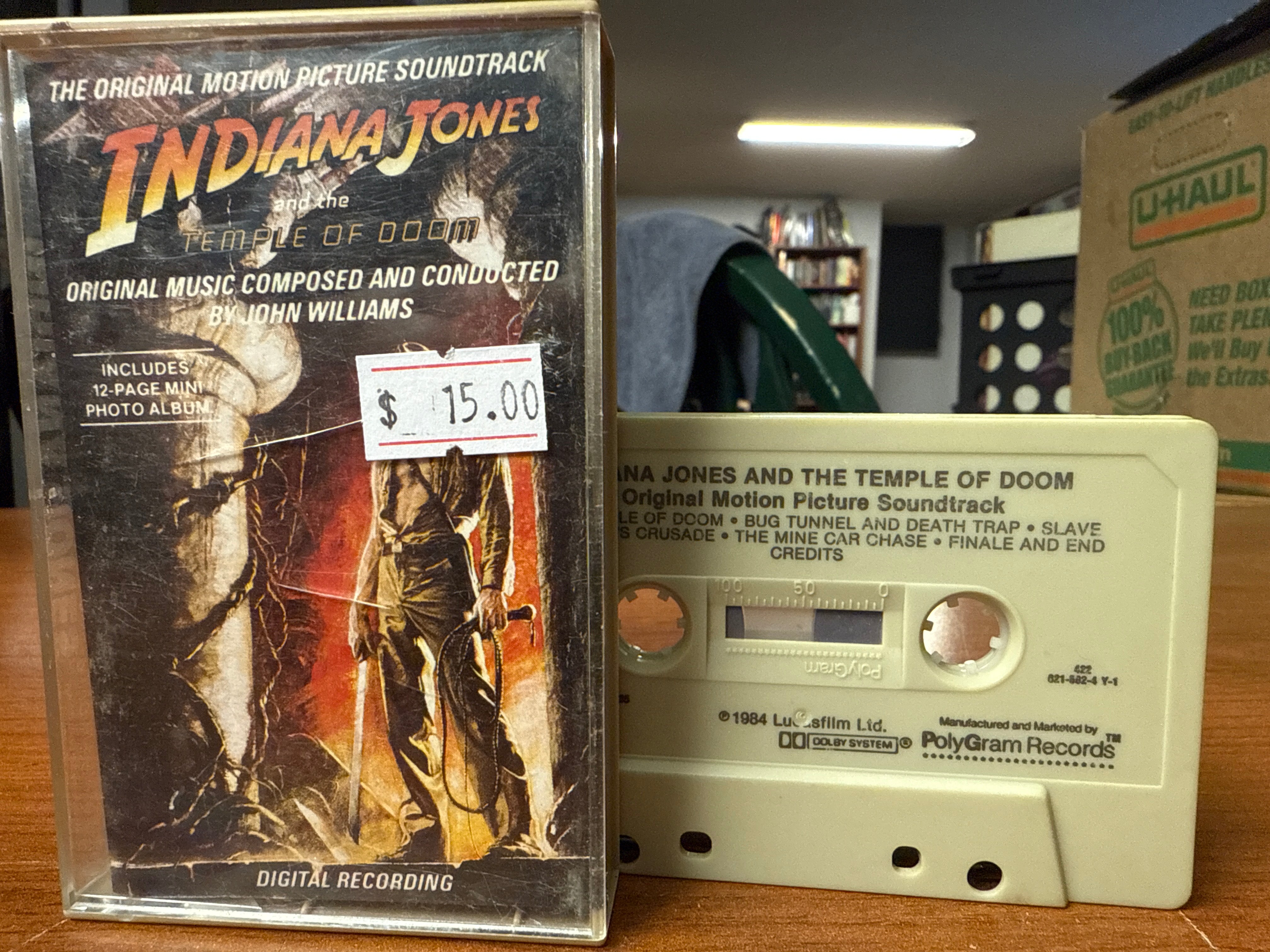 Indiana Jones: Temple of Doom (CASSETTE)