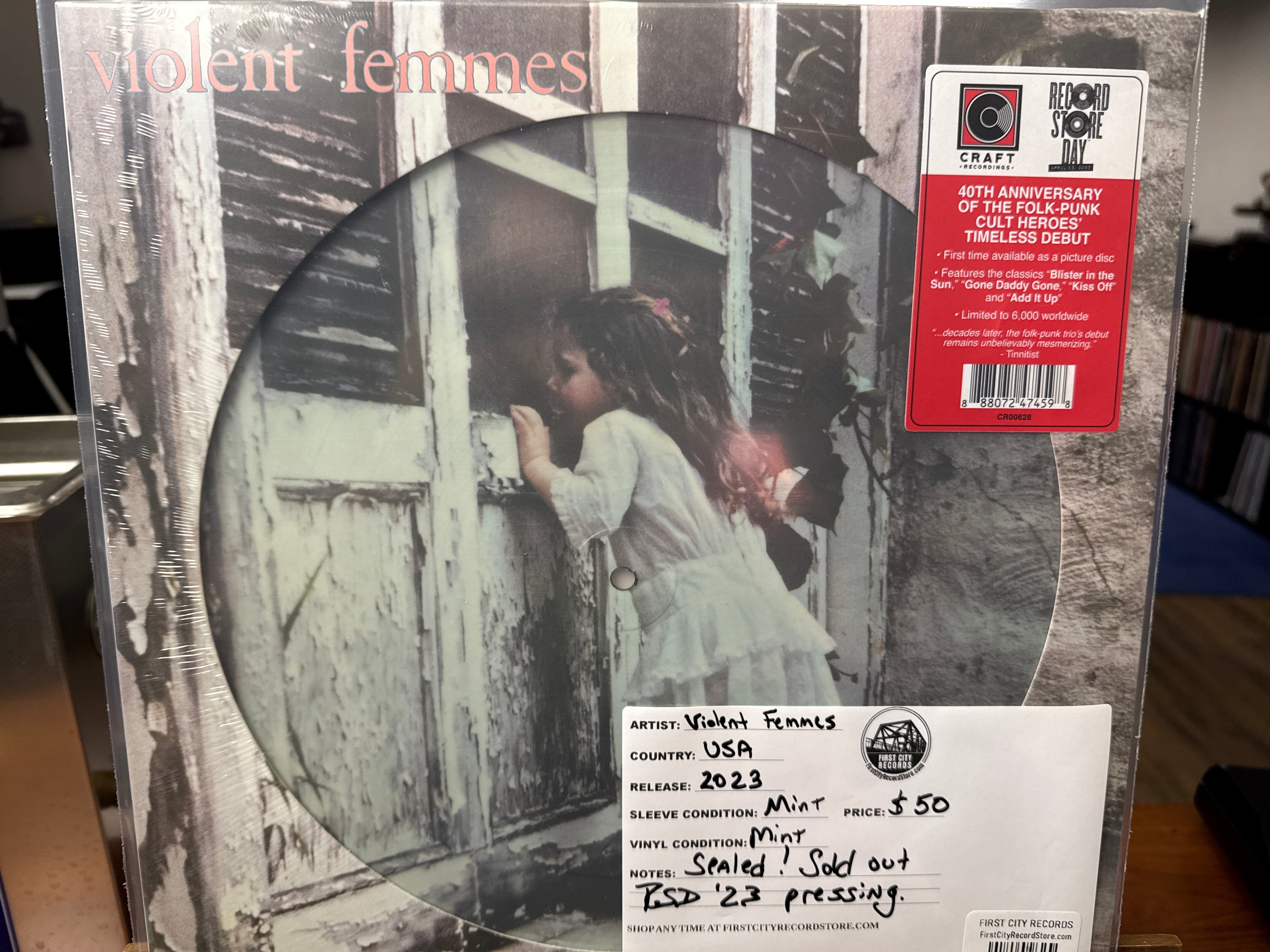 Violent Femmes - Self Titled (Picture Disk, Sealed, USED)