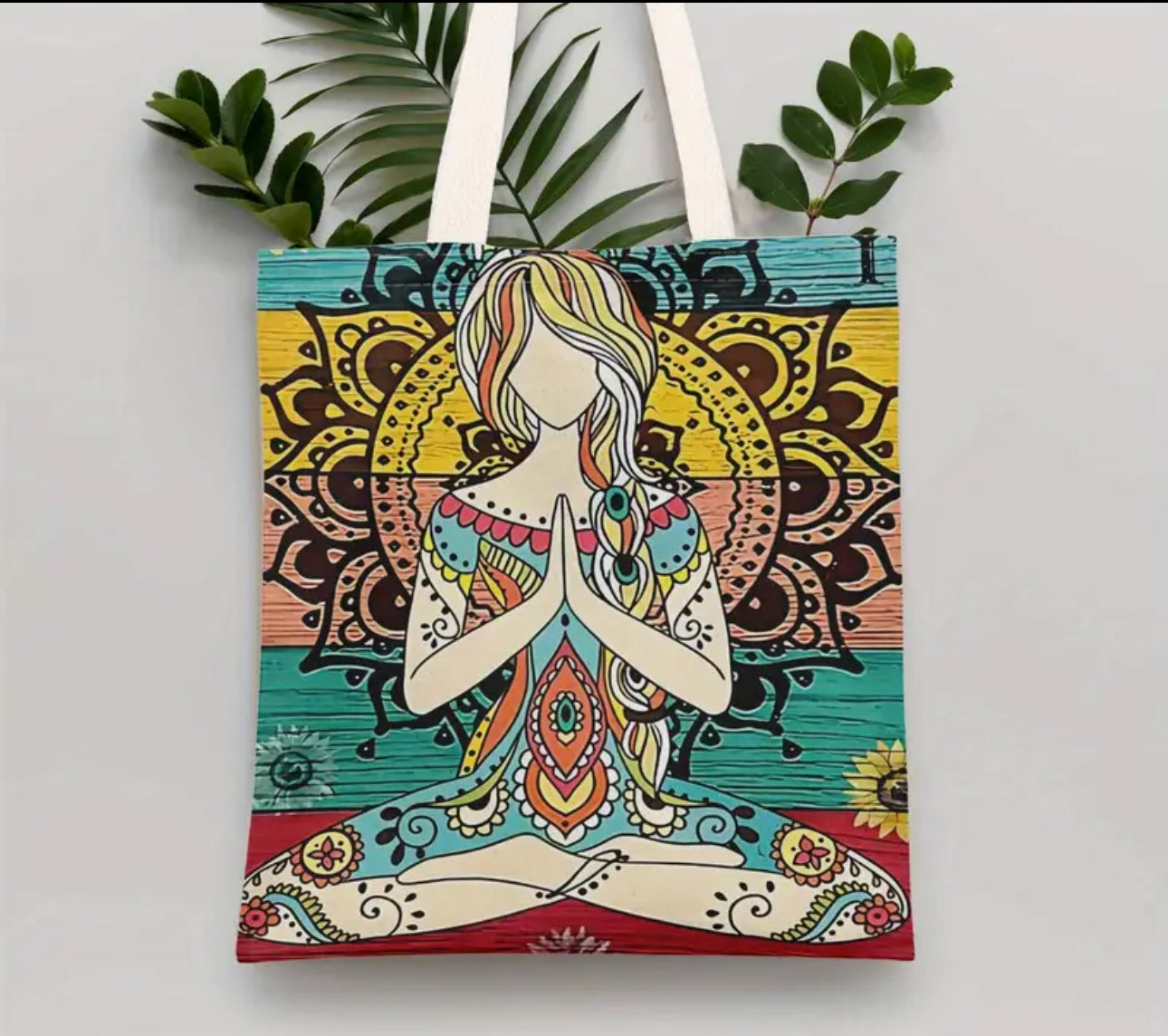 Meditating Tote Bag