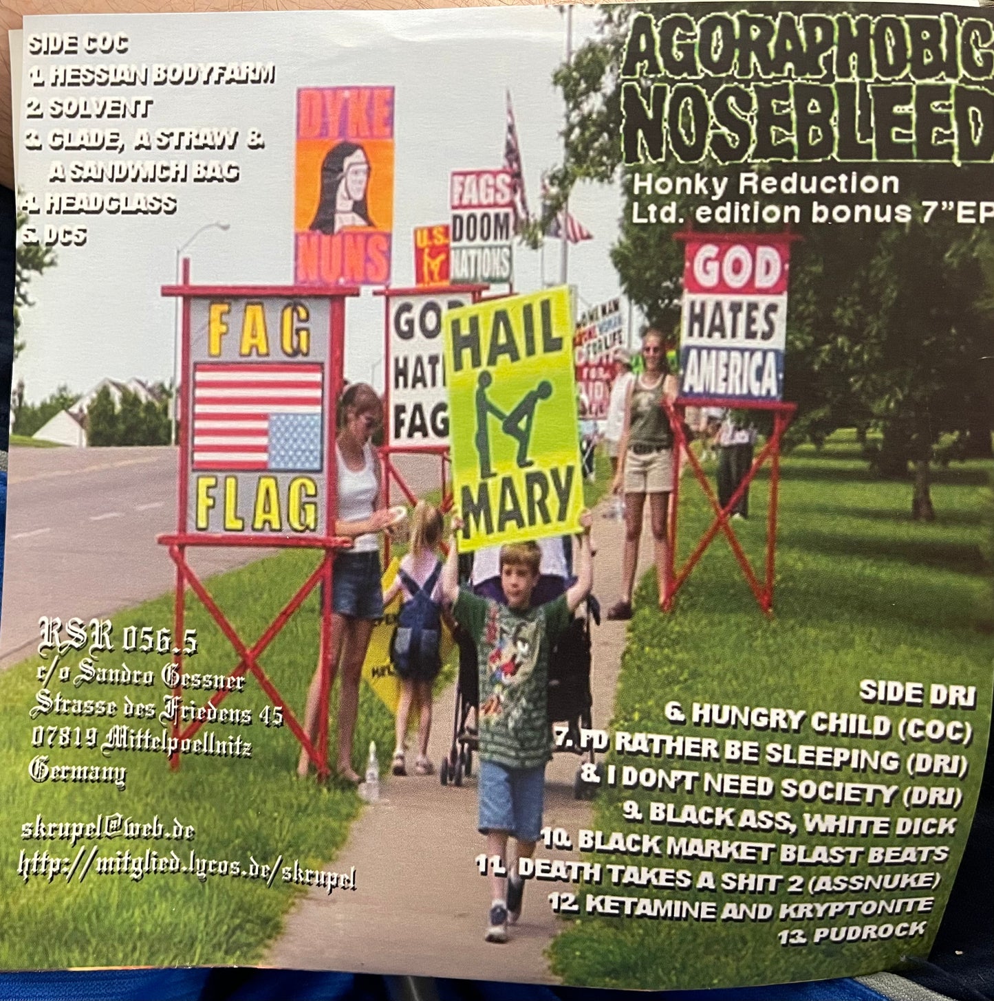 Agoraphobic Nosebleed - The Glue That Binds Us (2006, Germany)