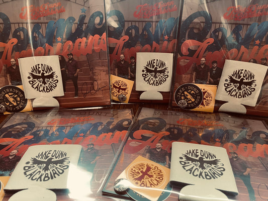 Jake Dunn & The Blackbirds - Cosmic Americans (Colored Vinyl, Autographed) MERCH BUNDLE