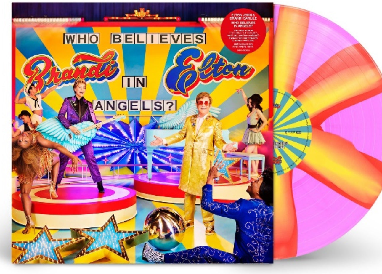 Elton John & Brandi Carlisle - Who Believes In Angels (Indie Exclusive Pink Spiral)