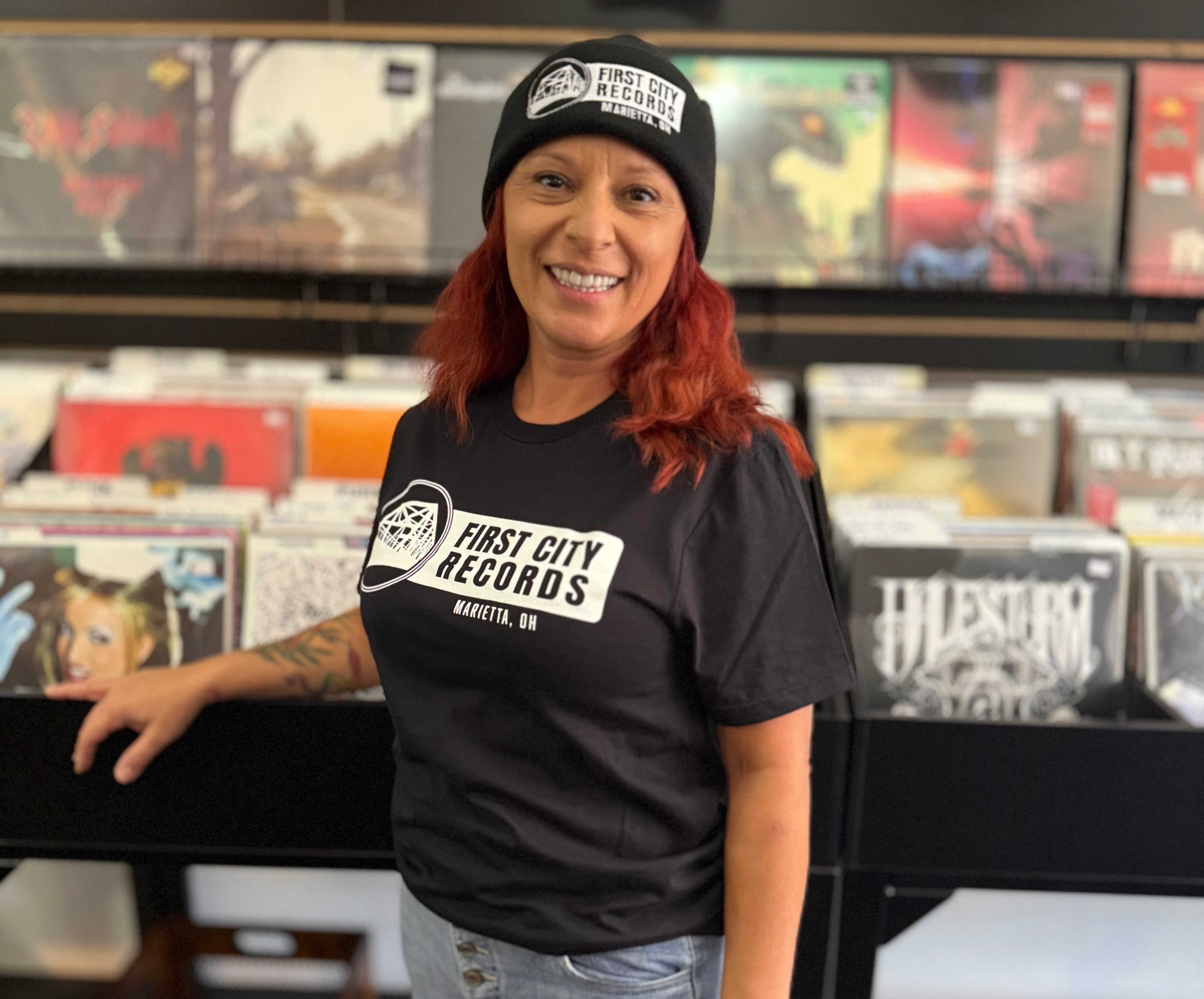 First City Records Store Shirts - BLACK