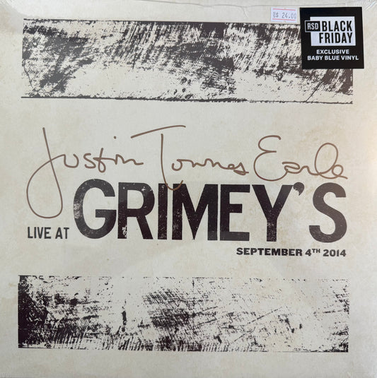 Justin Townes Earle - Live at Grimey’s (2023 RSD, Baby Blue Vinyl)