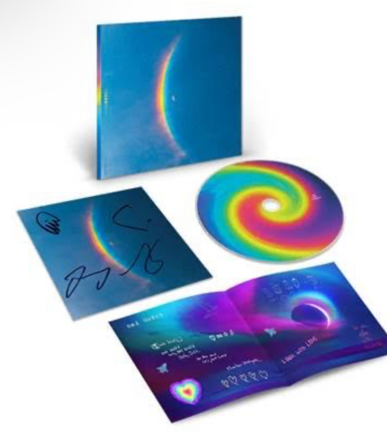 Coldplay - Moon Music (Neon Pink Vinyl, Zoetropic Picture Disk and Autographed CD insert Options)