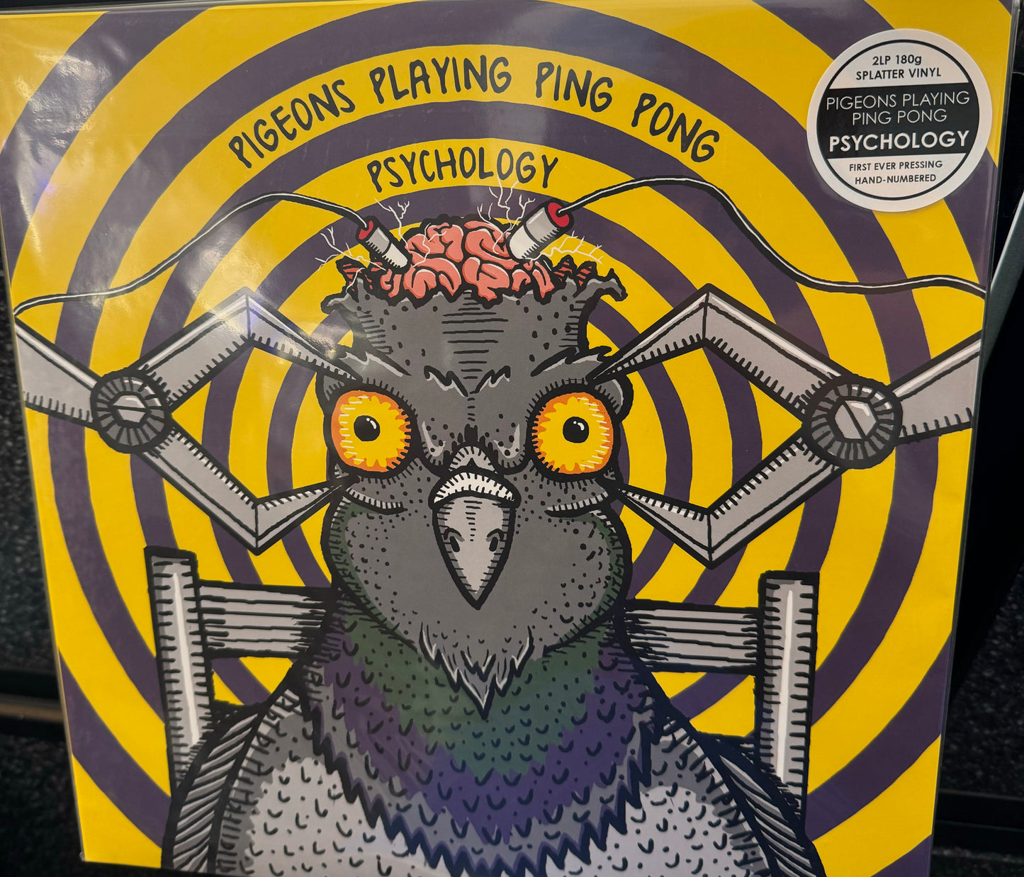 Pigeons Playing Ping Pong - Psychology (splatter vinyl, hand numbered)