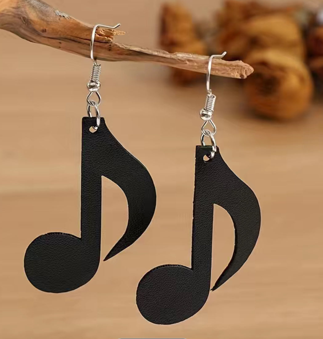 Music Note Earrings