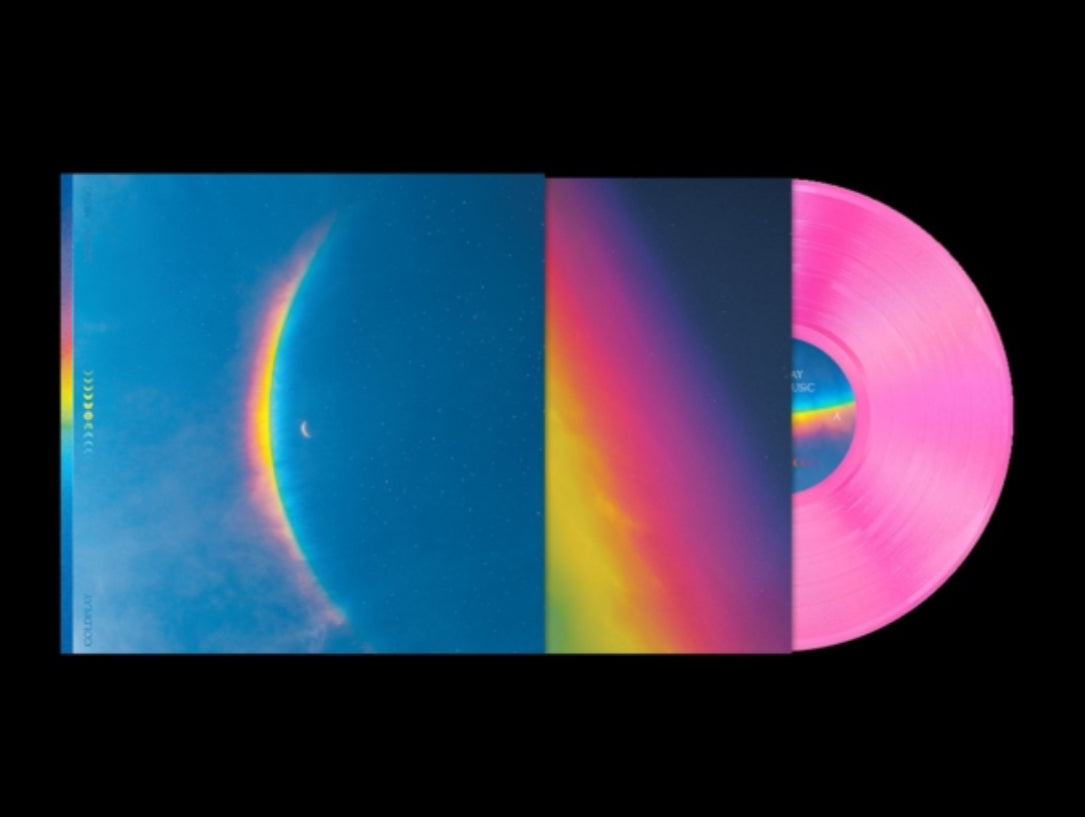 Coldplay - Moon Music (Neon Pink Vinyl, Zoetropic Picture Disk and Autographed CD insert Options)