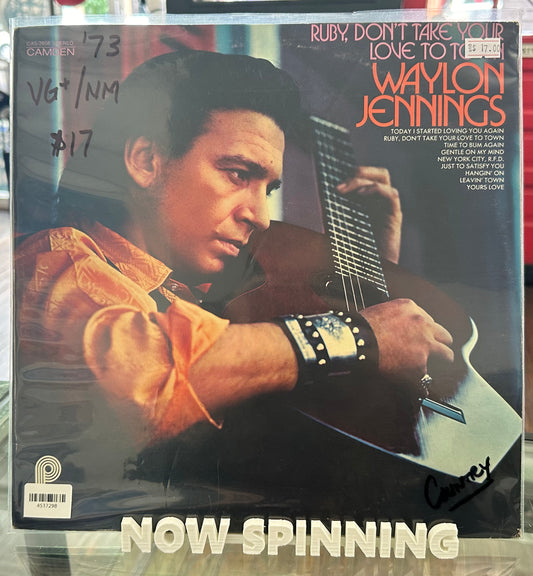 Waylon Jennings, Ruby, Don’t Take Your Love to Town (1973, NM)