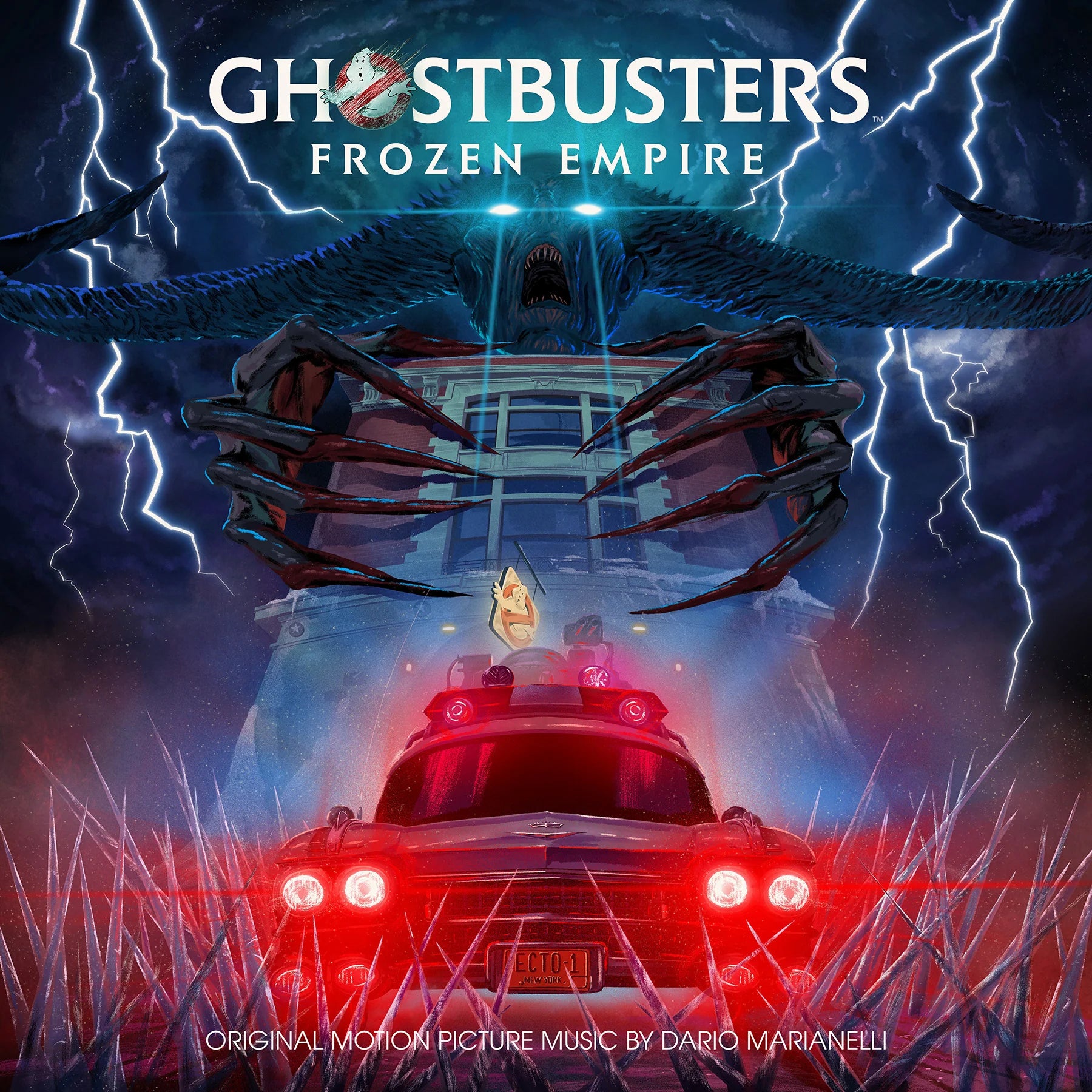 Waxwork Records: Ghostbusters - Frozen Empire Score (Haunted Ecto-1 Splatter)