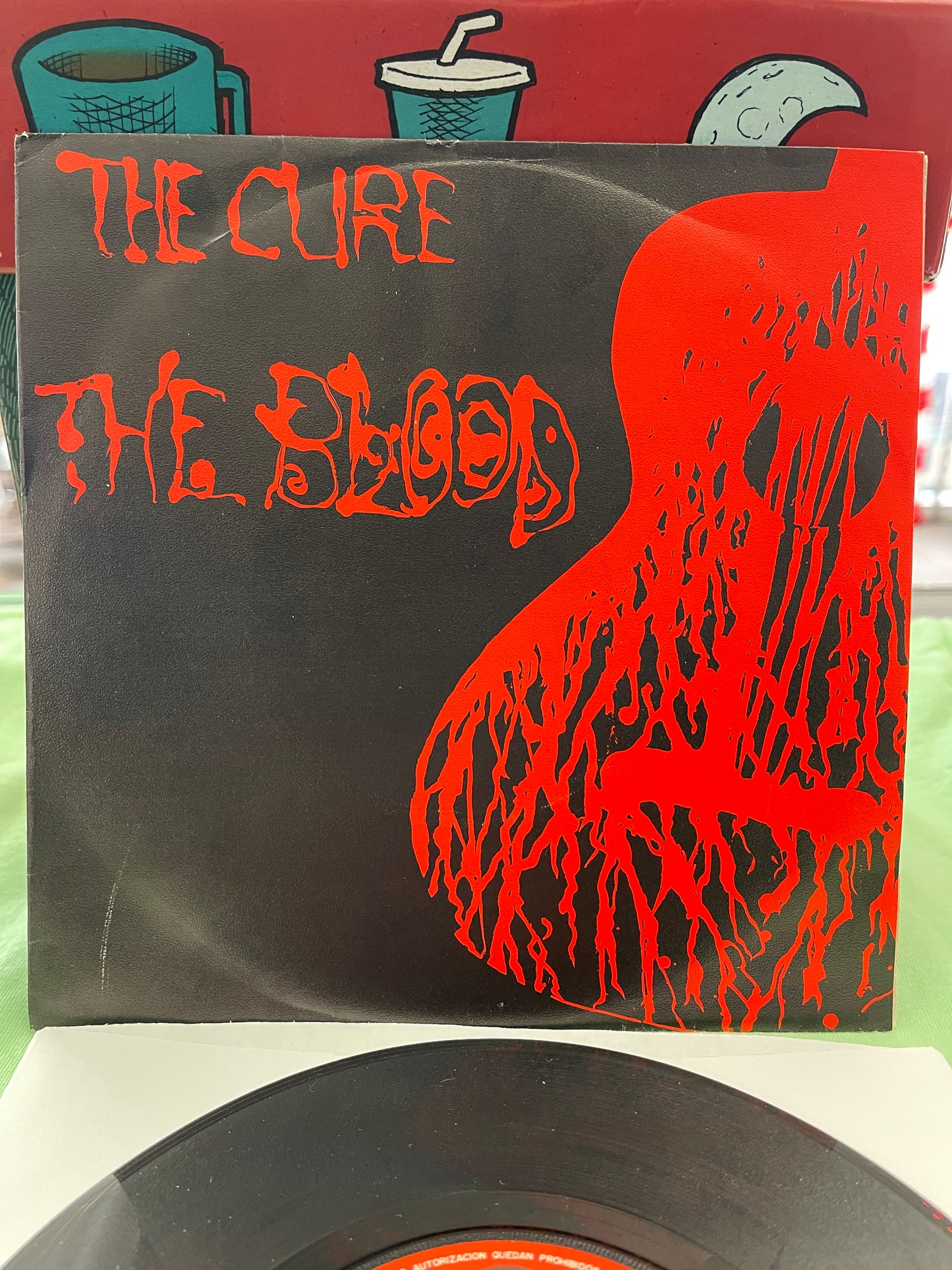 The Cure - The Blood 7” (1985 L, Spanish)