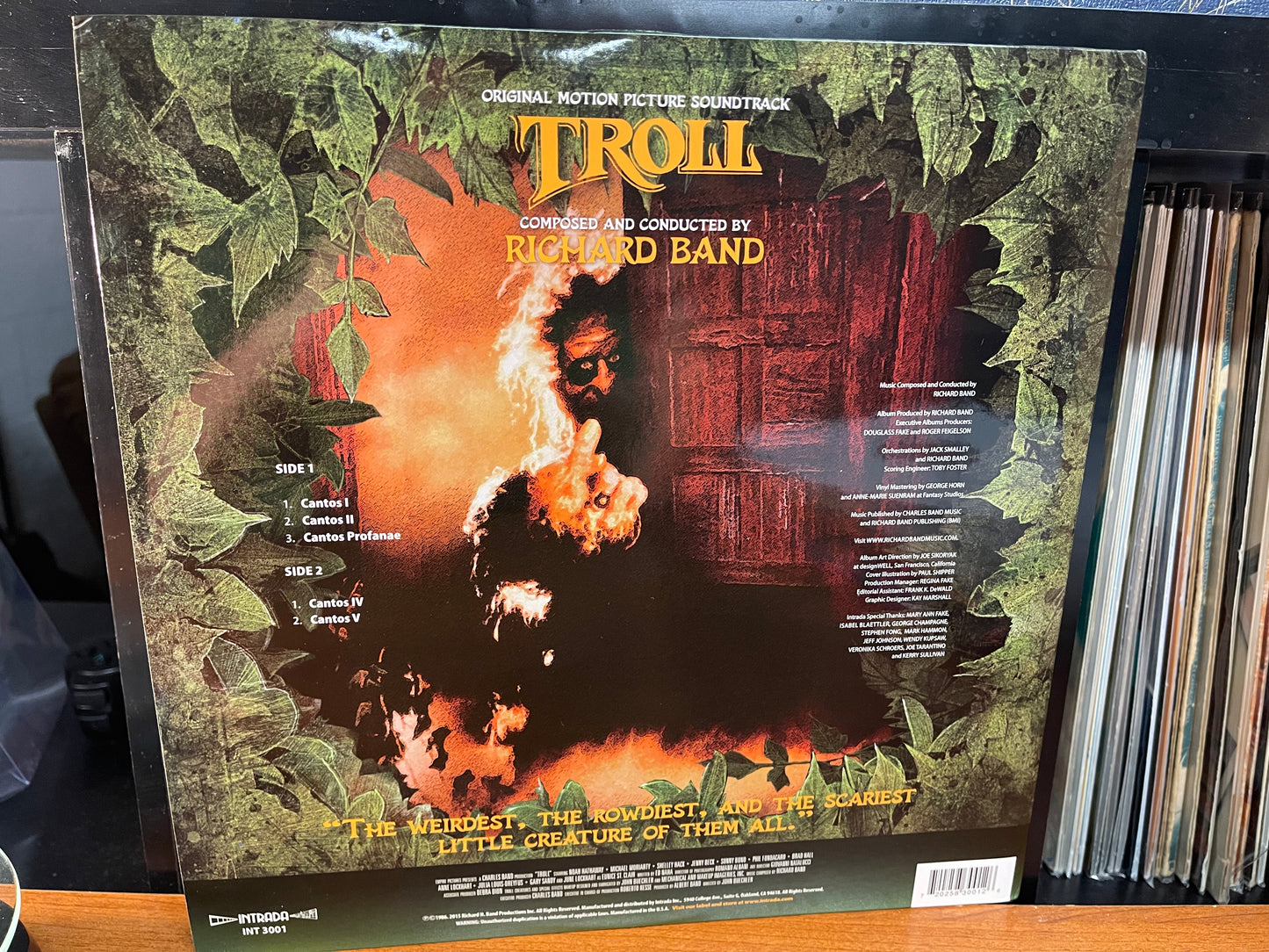 Richard Band - TROLL Score (AUTOGRAPHED BY COMPOSER)
