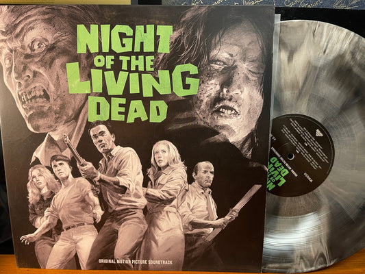 Waxwork Records: Night of the Living Dead Score (Grey and White SUBSCRIBER ONLY VARIANT)