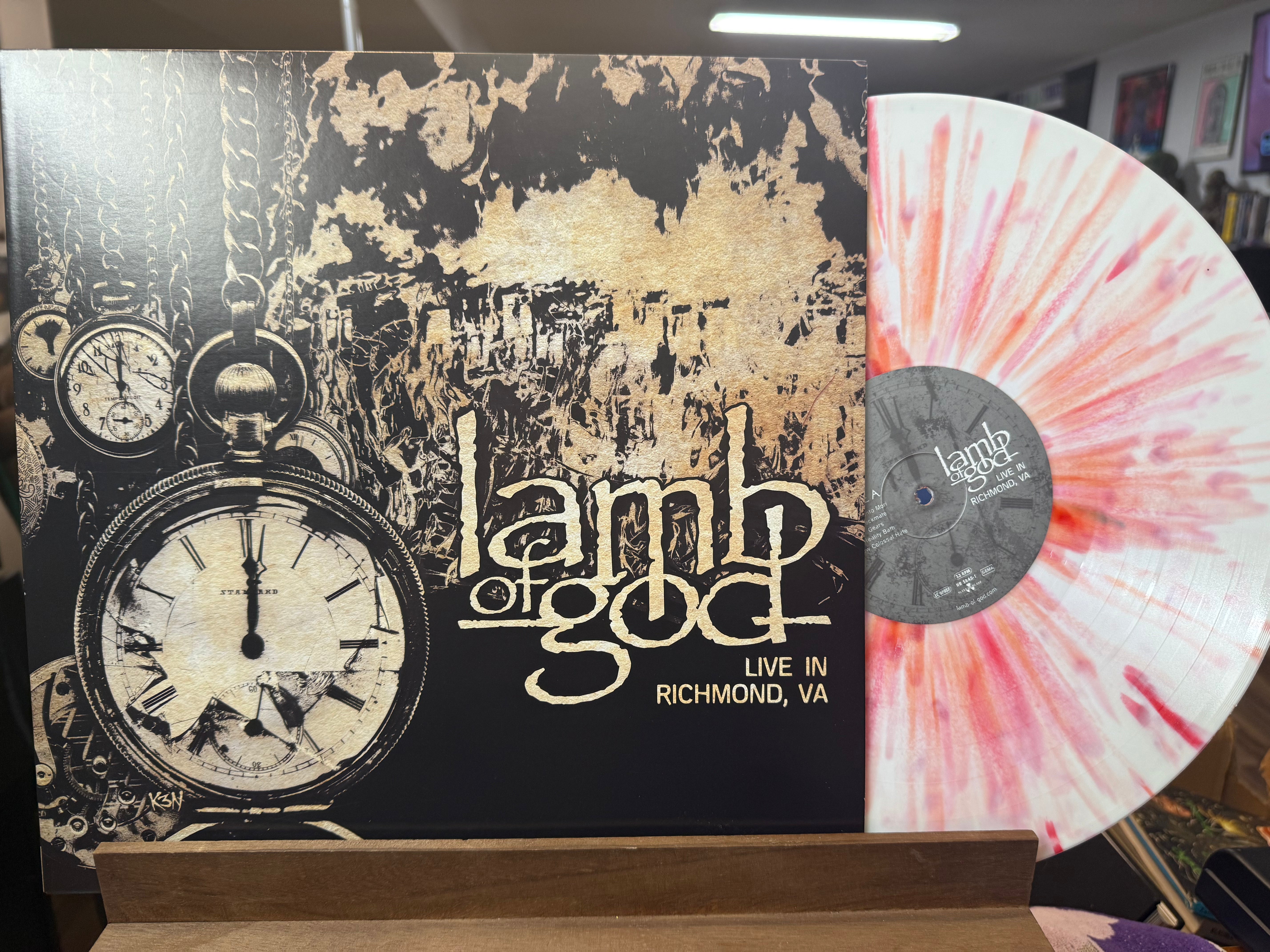 Lamb of God - Live in Richmond, VA (Red/White Splatter, USED)