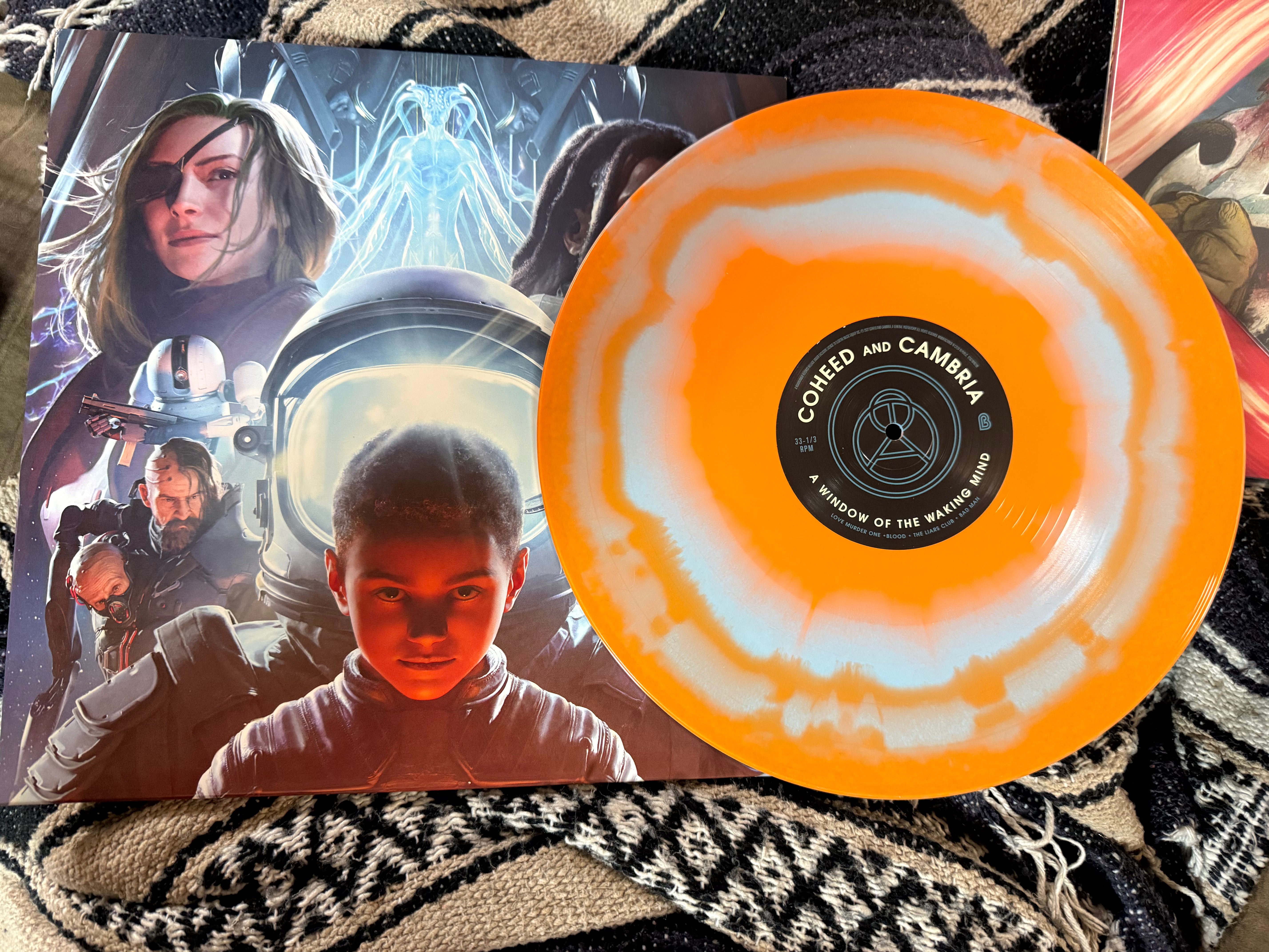 Coheed and Cambria - Vaxis II: A Window Of The Waking Mind (2022, Blue & Orange Swirl, USED)