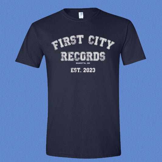 First City Records Collegiate Design Shirt