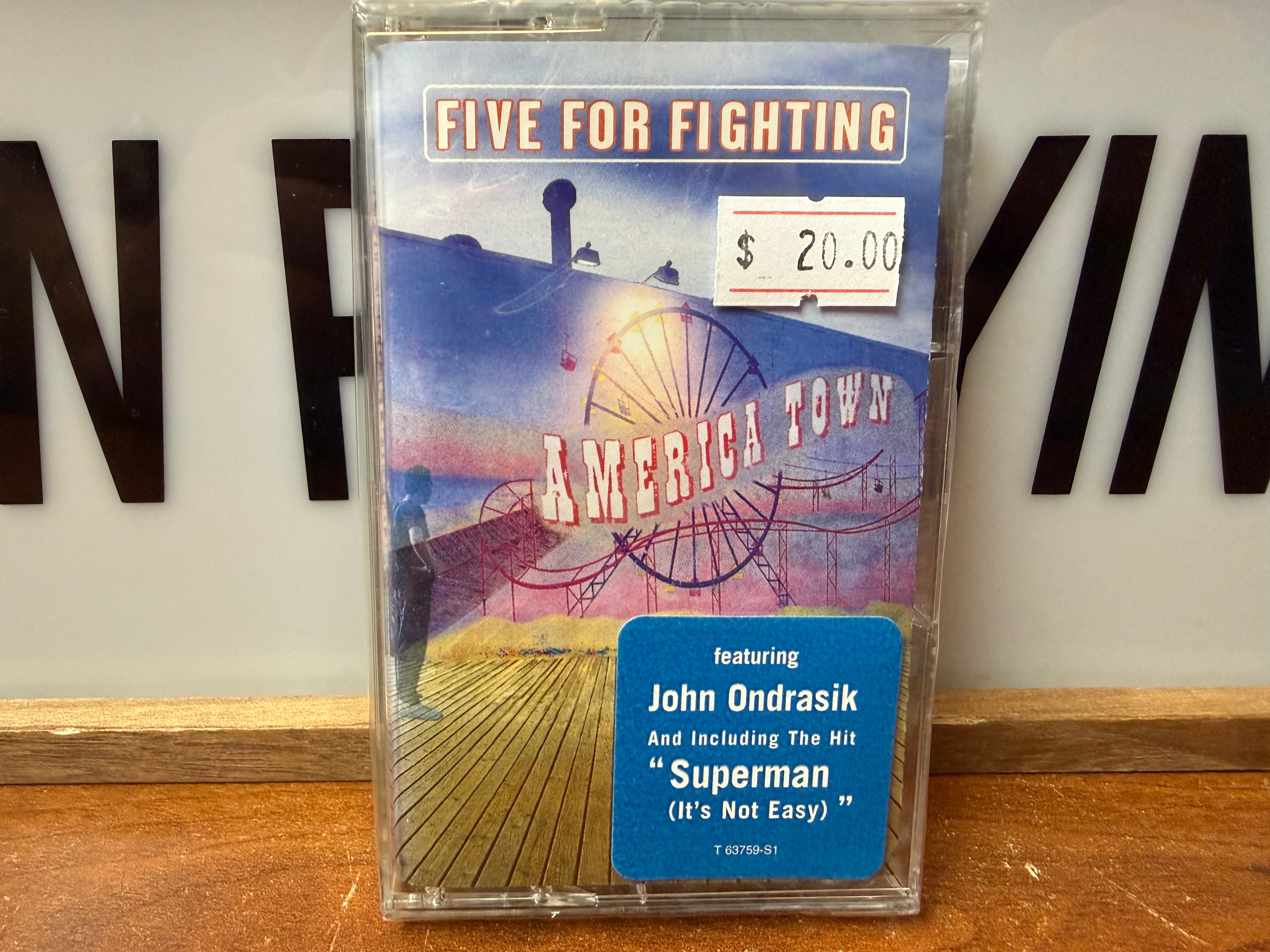Five For Fighting - America Town (Sealed, CASSETTE)