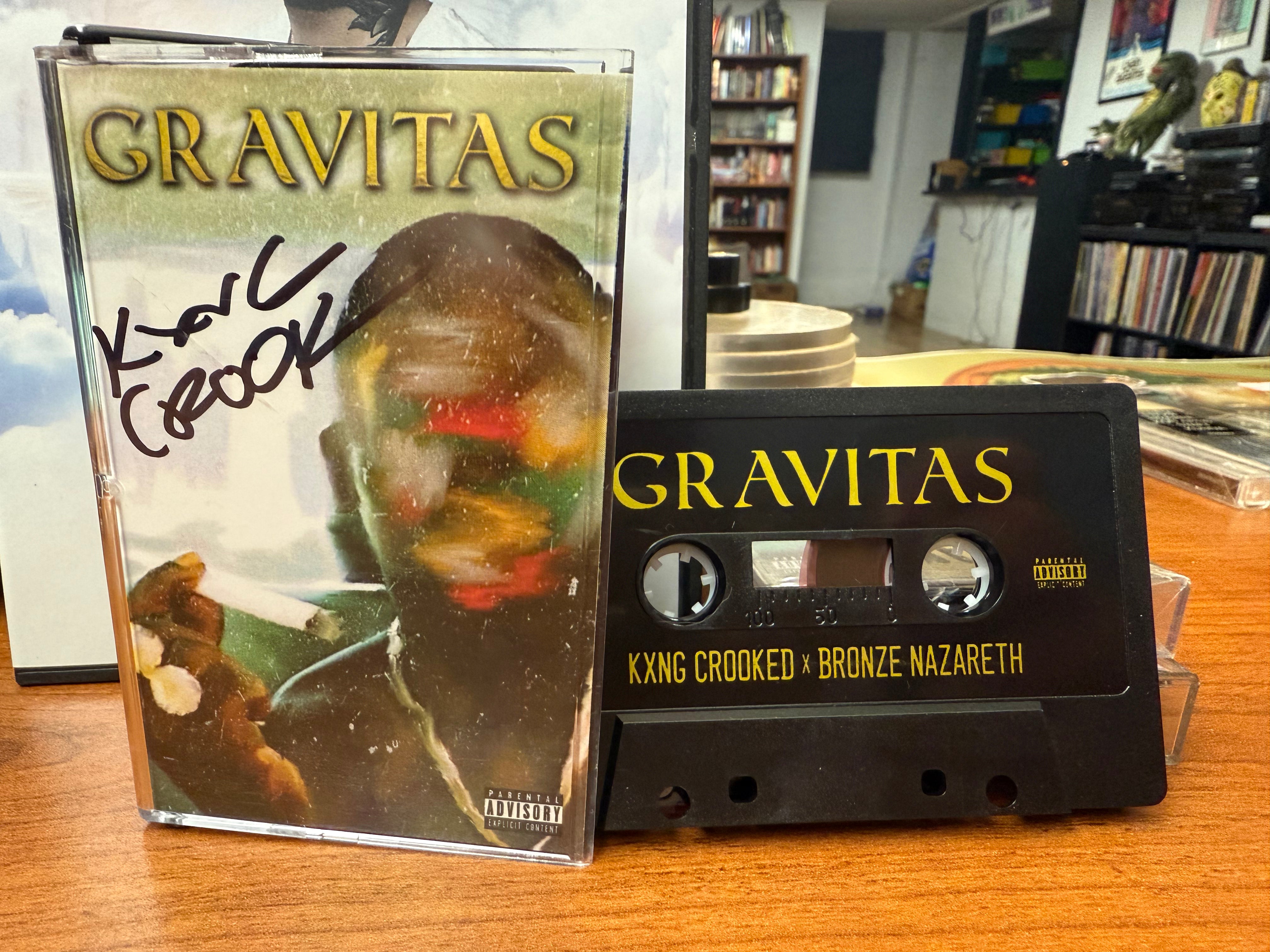 KXNG Crooked & Bronze Nazareth – Gravitas (Autographed Cassette)