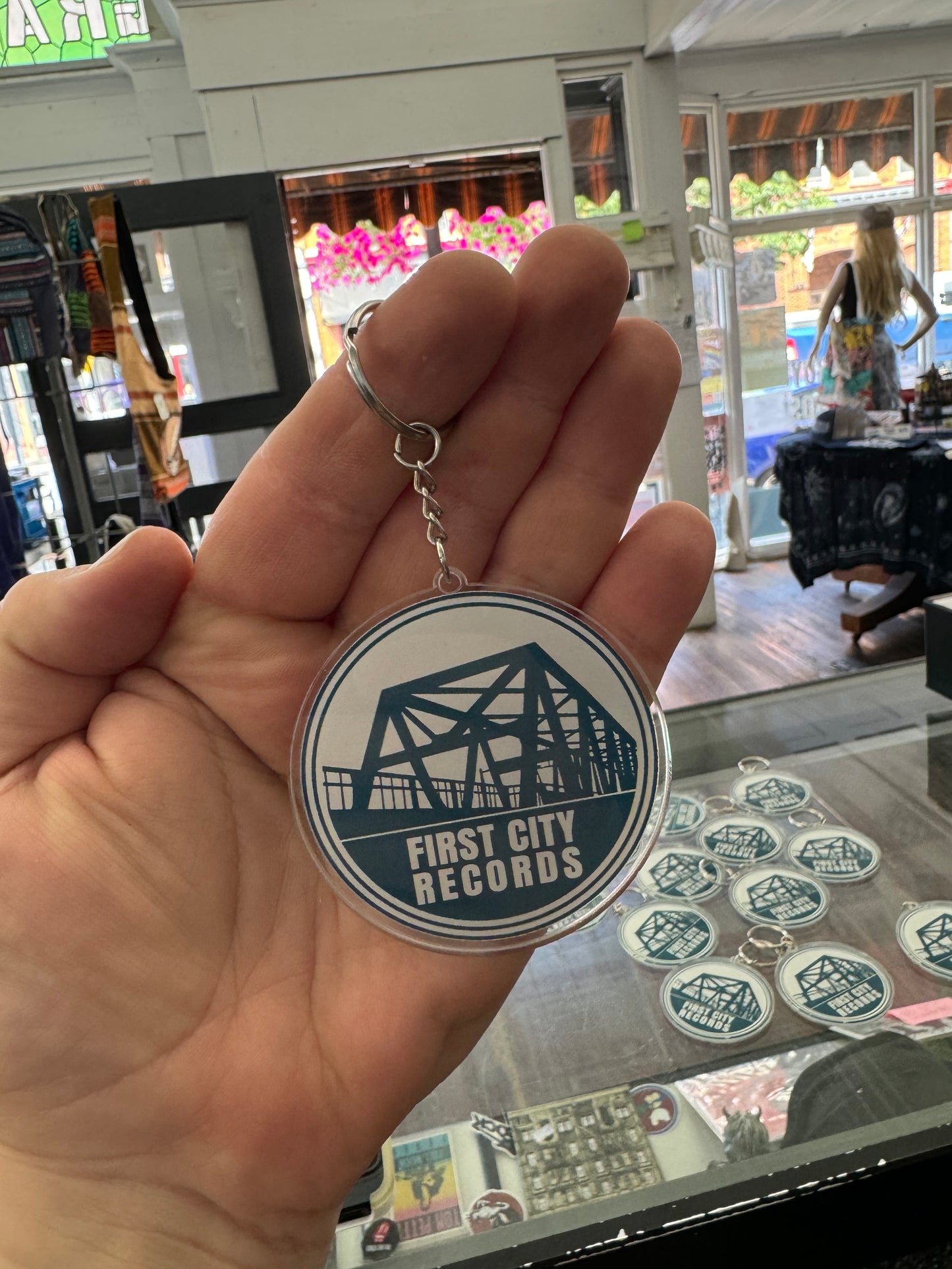 First City Records Keychain