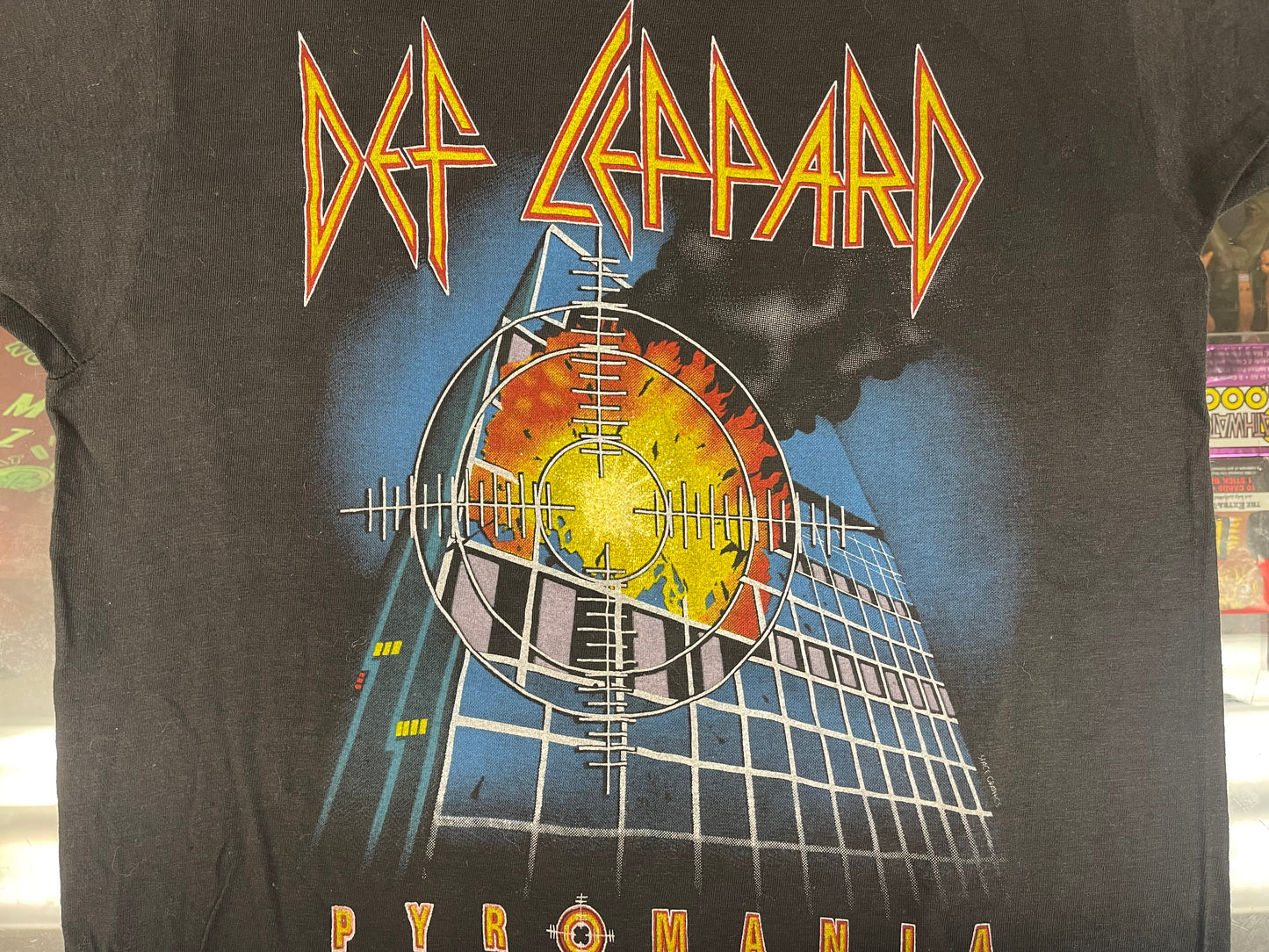 Def Leppard Pyromania “Rock Till You Drop” 1983 Tour Shirt