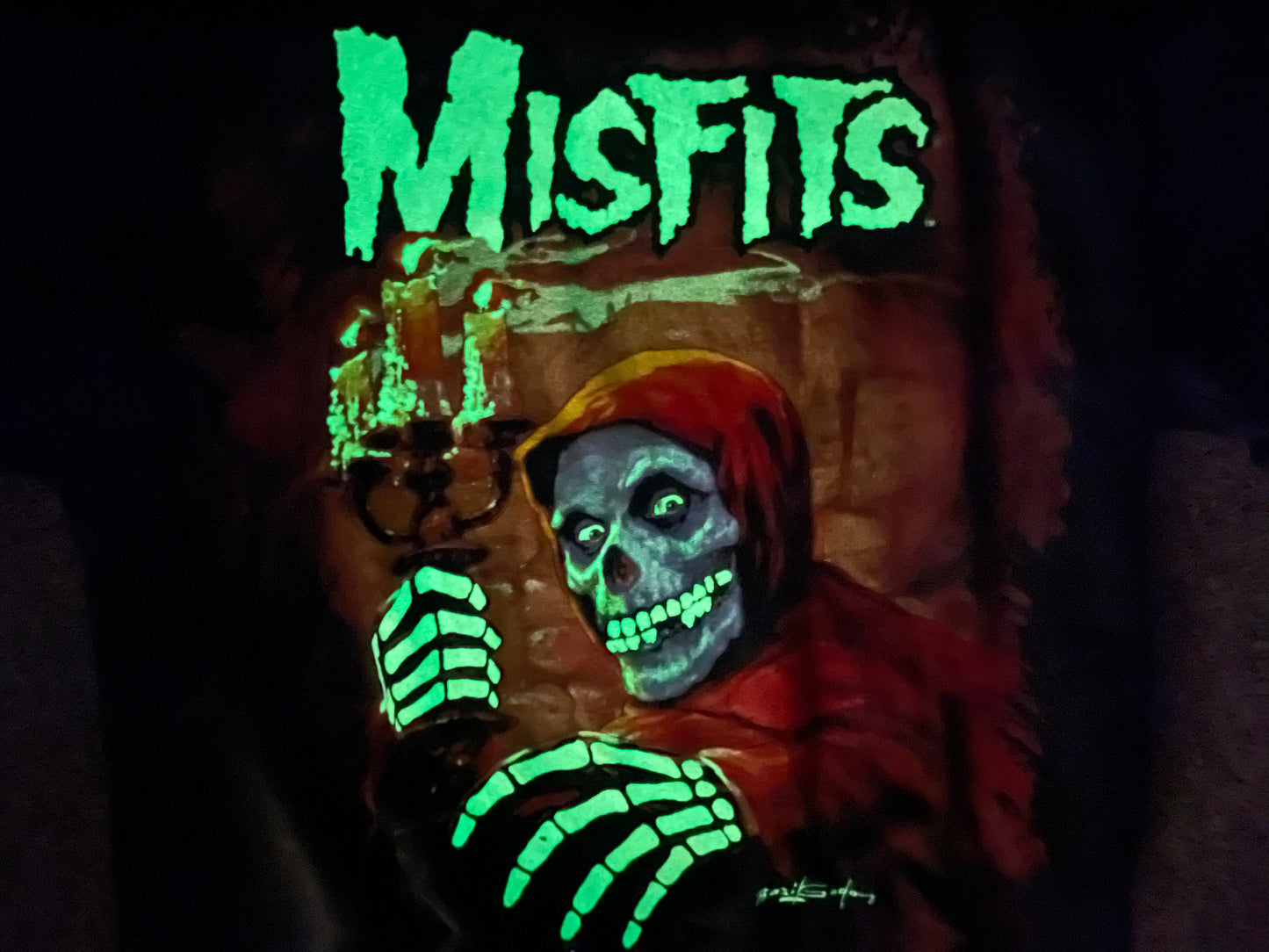 Misfits “American Psycho” Glow In The Dark Tour Shirt - CONSIGNED