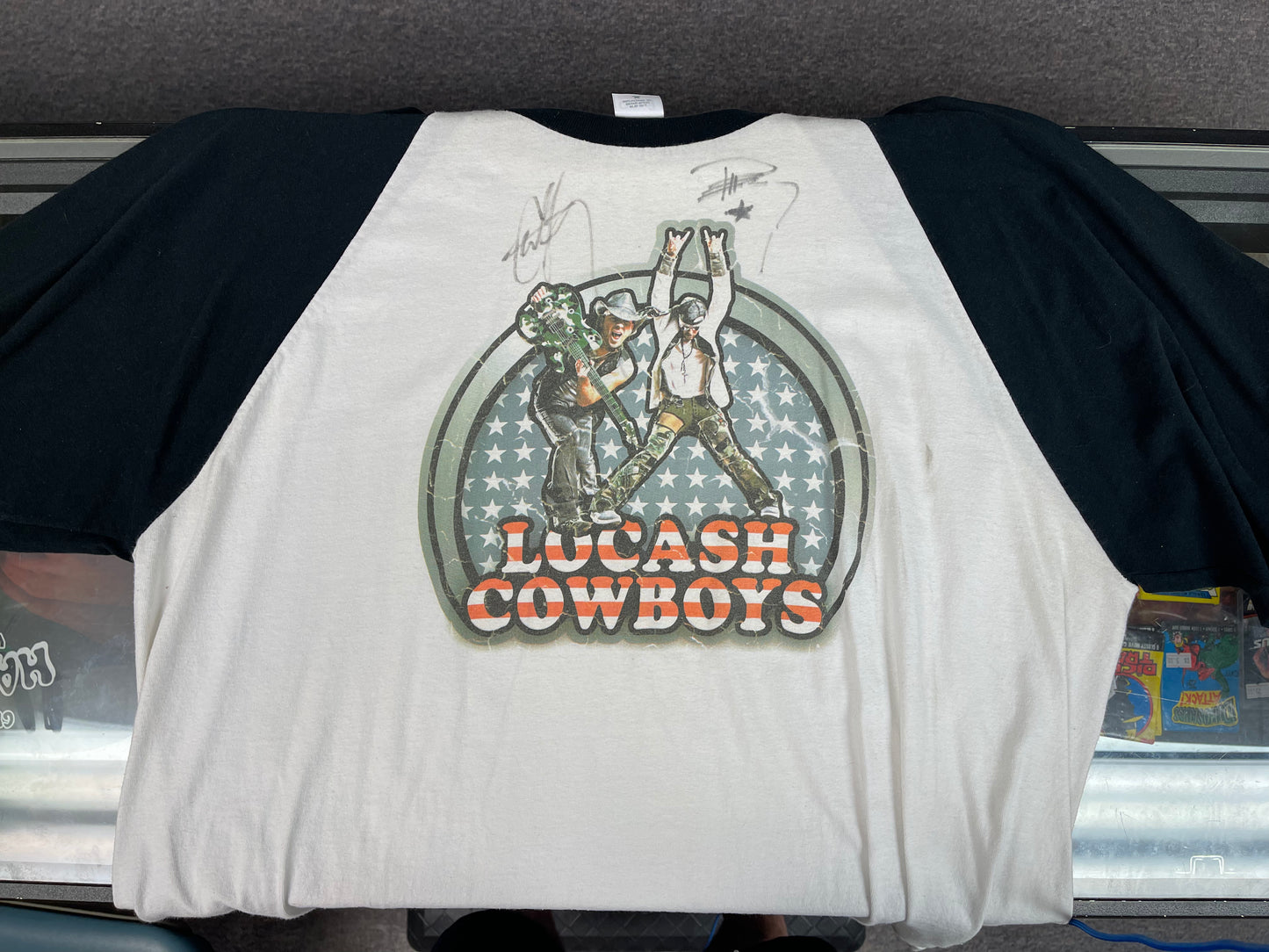 Locash Cowboys *Autographed* Baseball Style Shirt