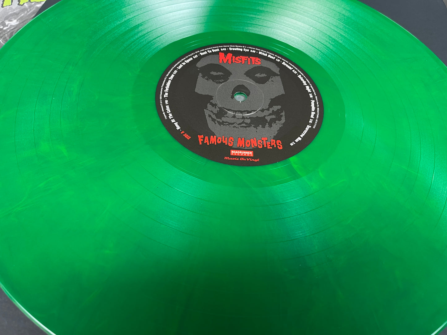 Misfits - Famous Monsters (2018, EU Music On Vinyl, Green, Numbered, *Autographed*)