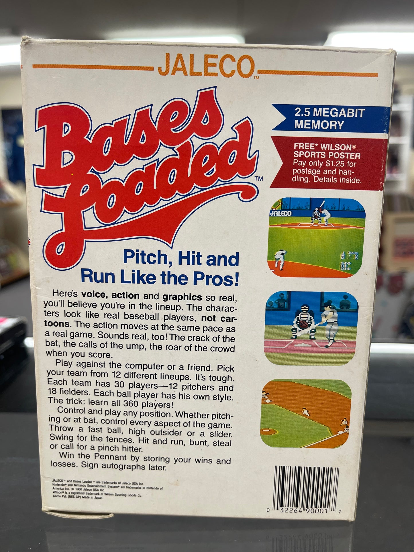 NES - Bases Loaded (Complete In Box)