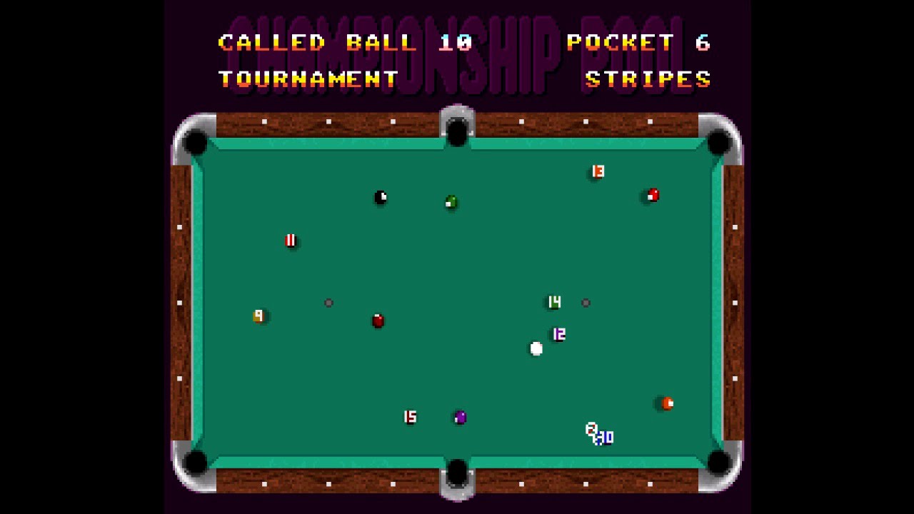 Super Nintendo - Championship Pool