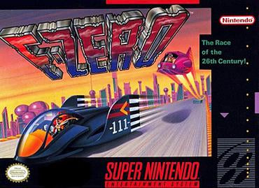 Super Nintendo - F-Zero (with manual)