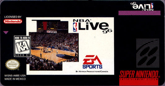 Super Nintendo - NBA Live ‘96