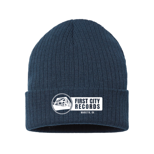 First City Records Embroidered Winter Knit Caps (2 Options)