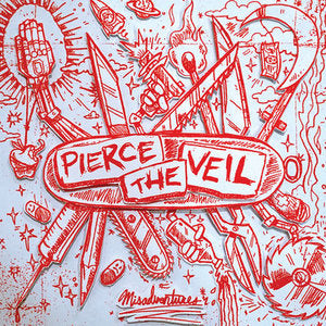 Pierce the Veil- Misadventures (Indie Exclusive Silver/Red Splatter)