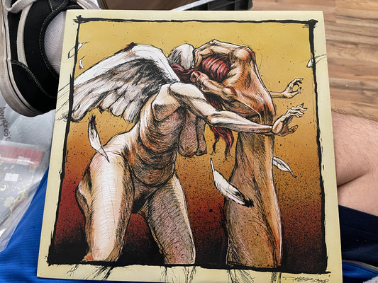 Agoraphobic Nosebleed & Converge -  The Poacher Diaries (Yellow/Red Splatter)