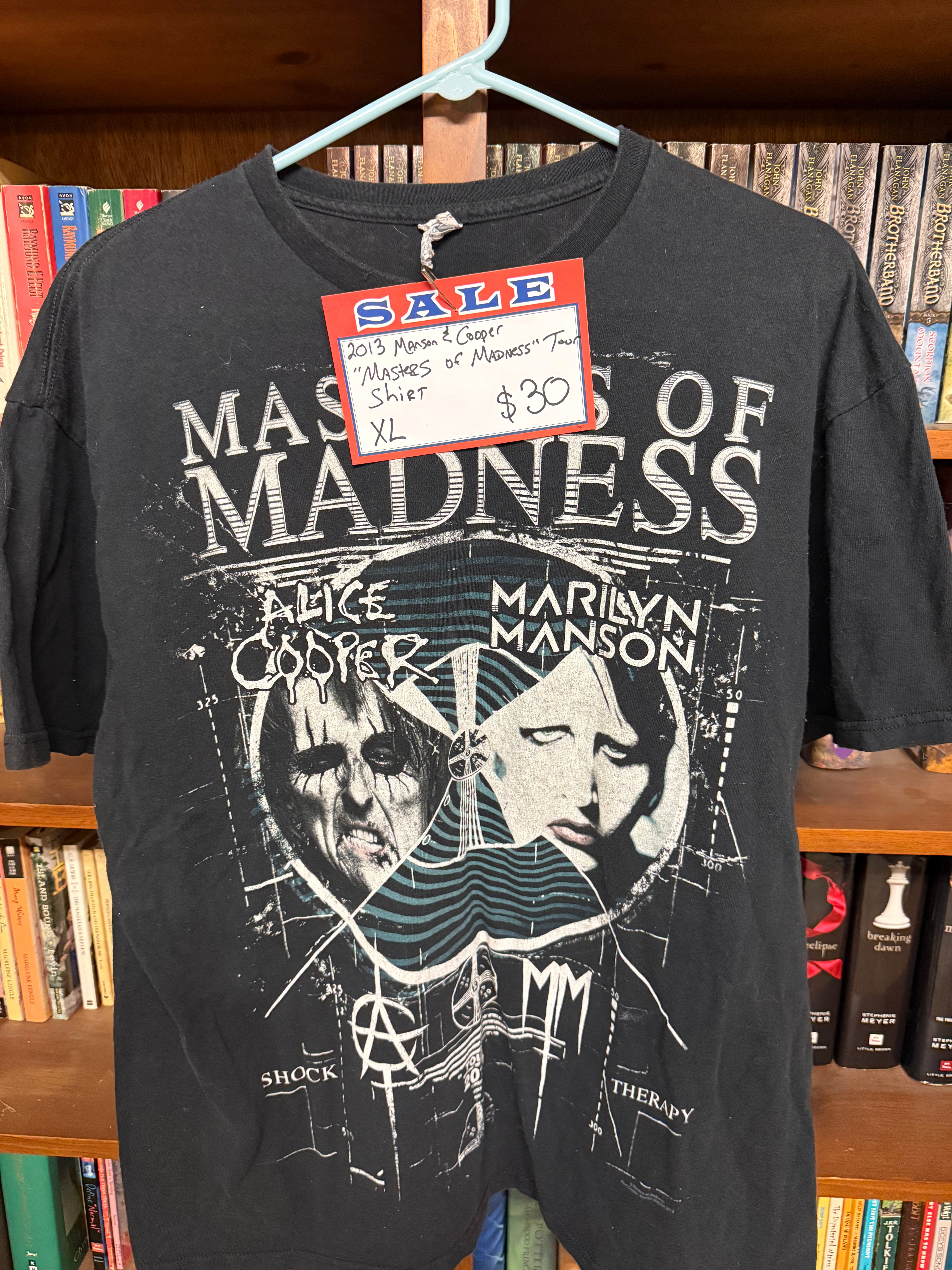 2013 Marilyn Manson & Alice Cooper "Masters of Madness" Tour Shirt