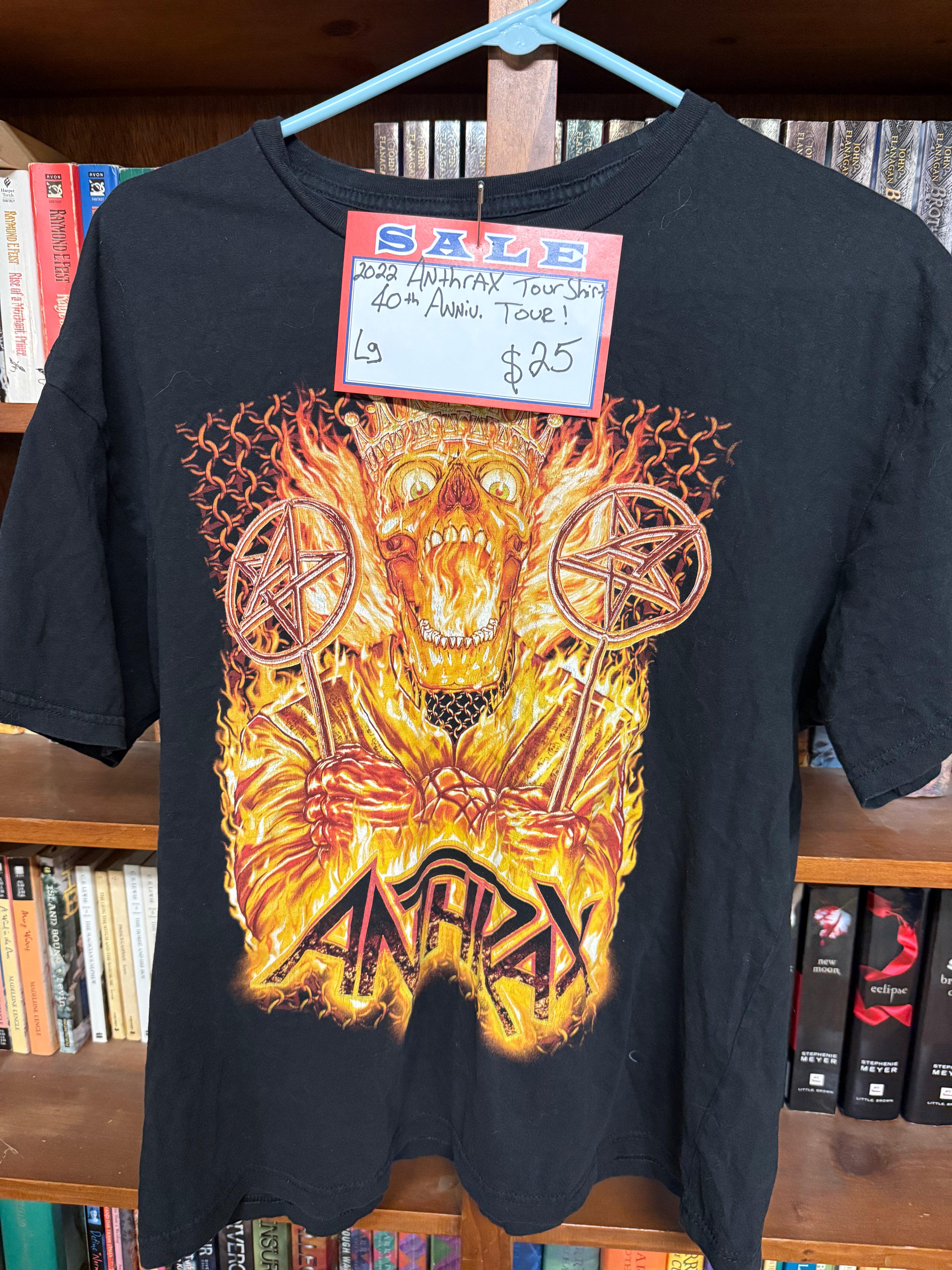 2022 Anthrax "40th Anniversary North American Tour" Shirt
