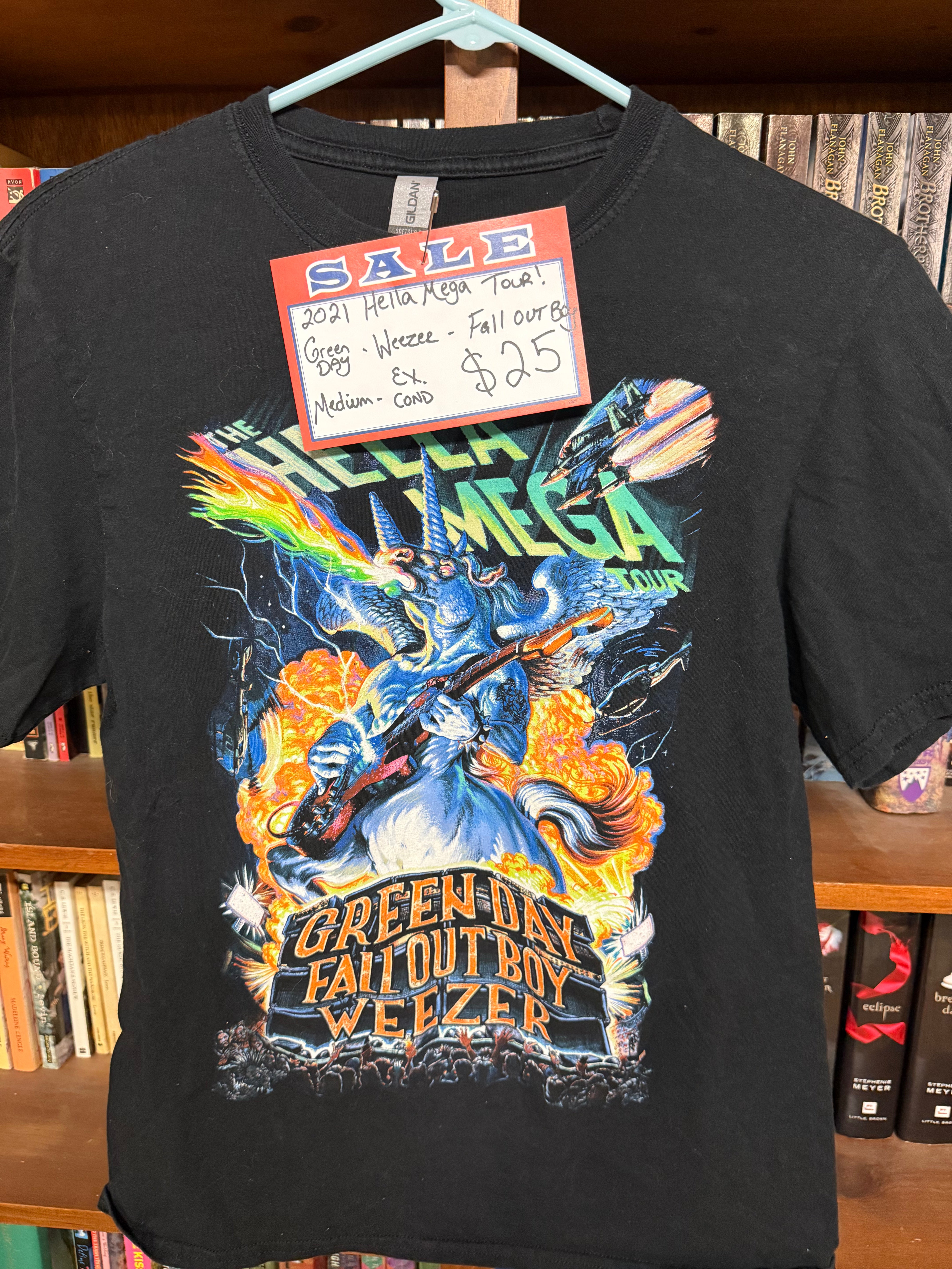 2021 Green Day, Fall Out Boy & Weezer "The Hella Mega Tour" Shirt