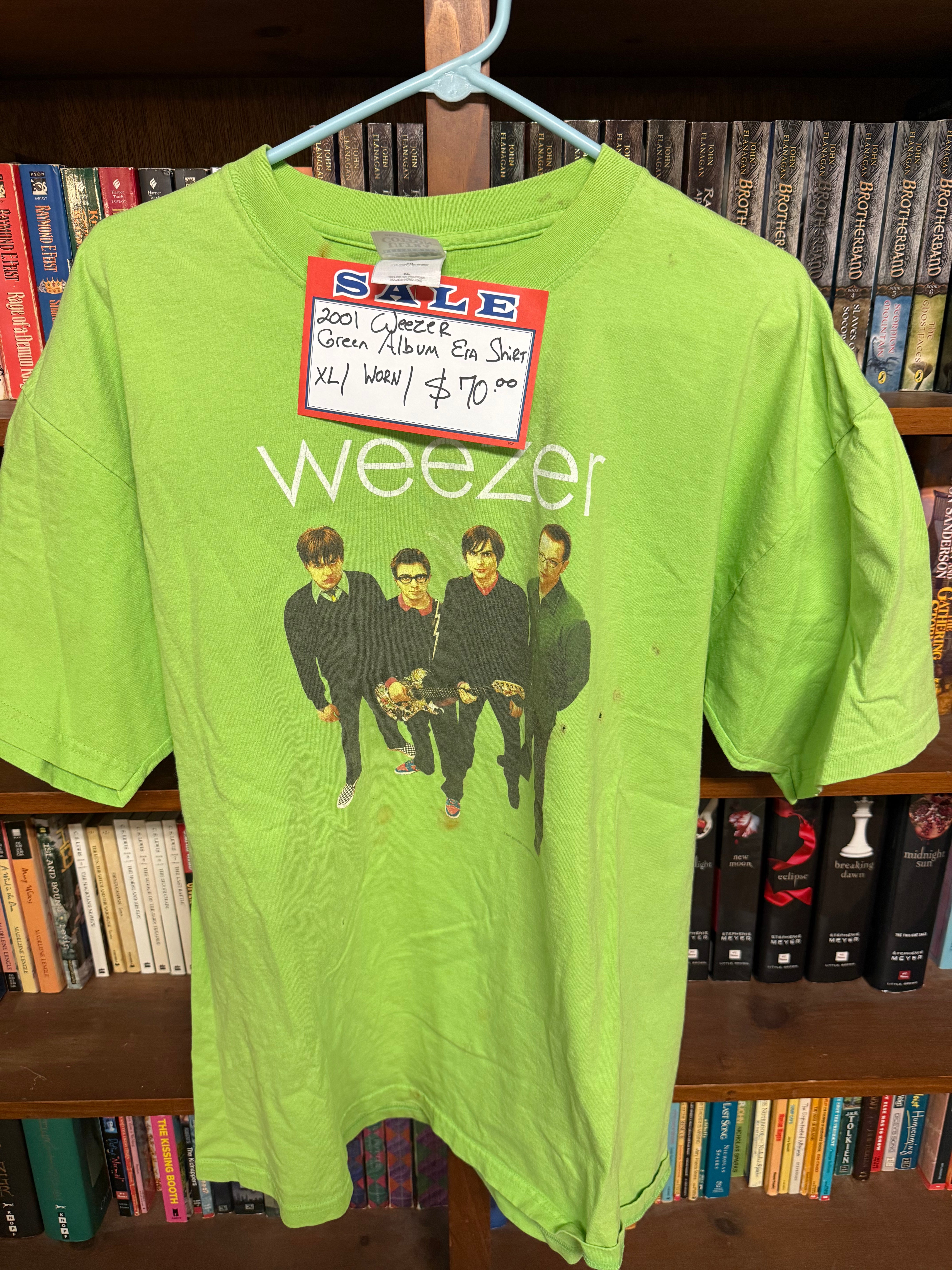 2001 Weezer "Green Album" Era Shirt