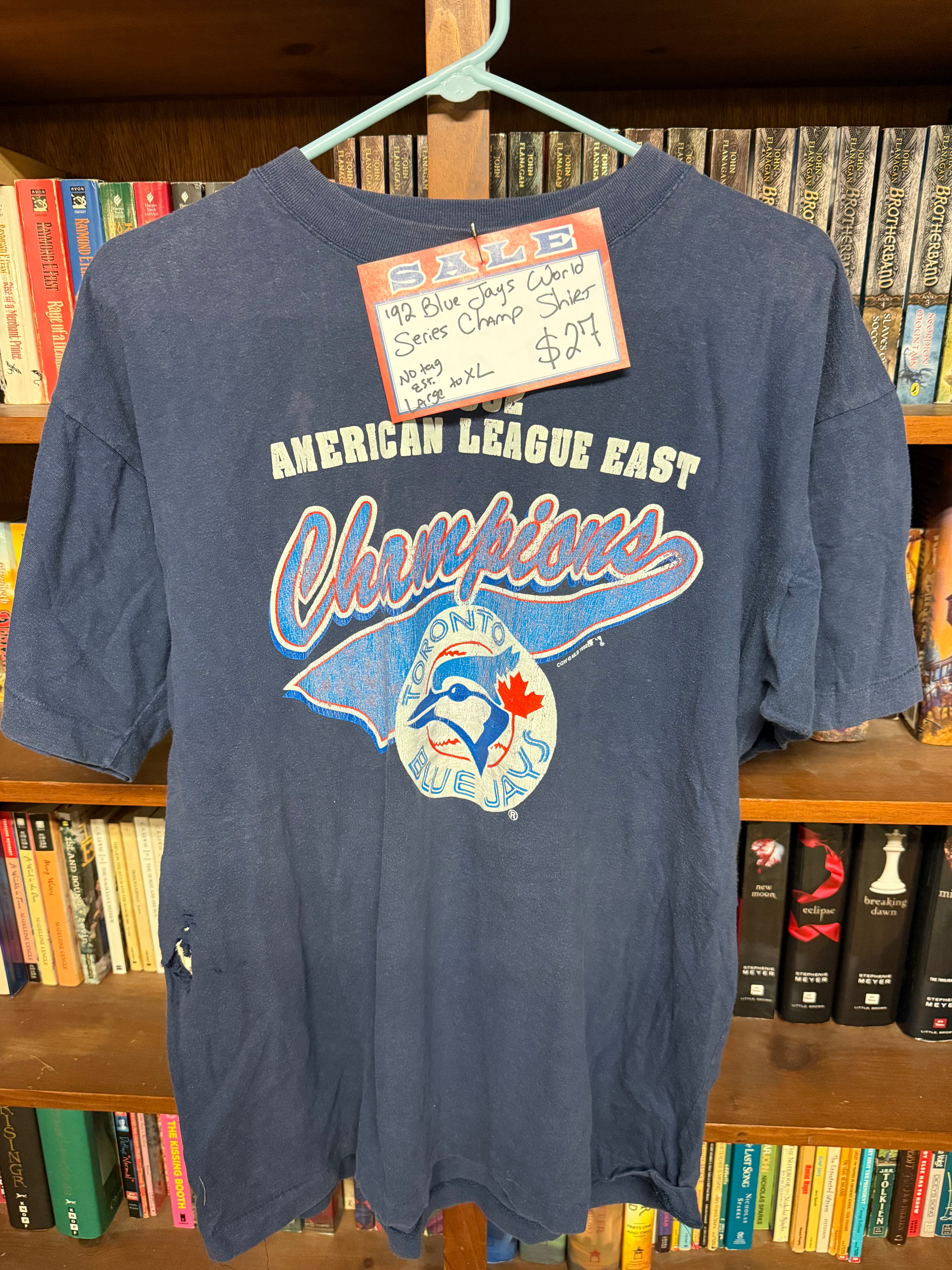 1992 Toronto Blue Jays AL East & World Series Champion Shirt