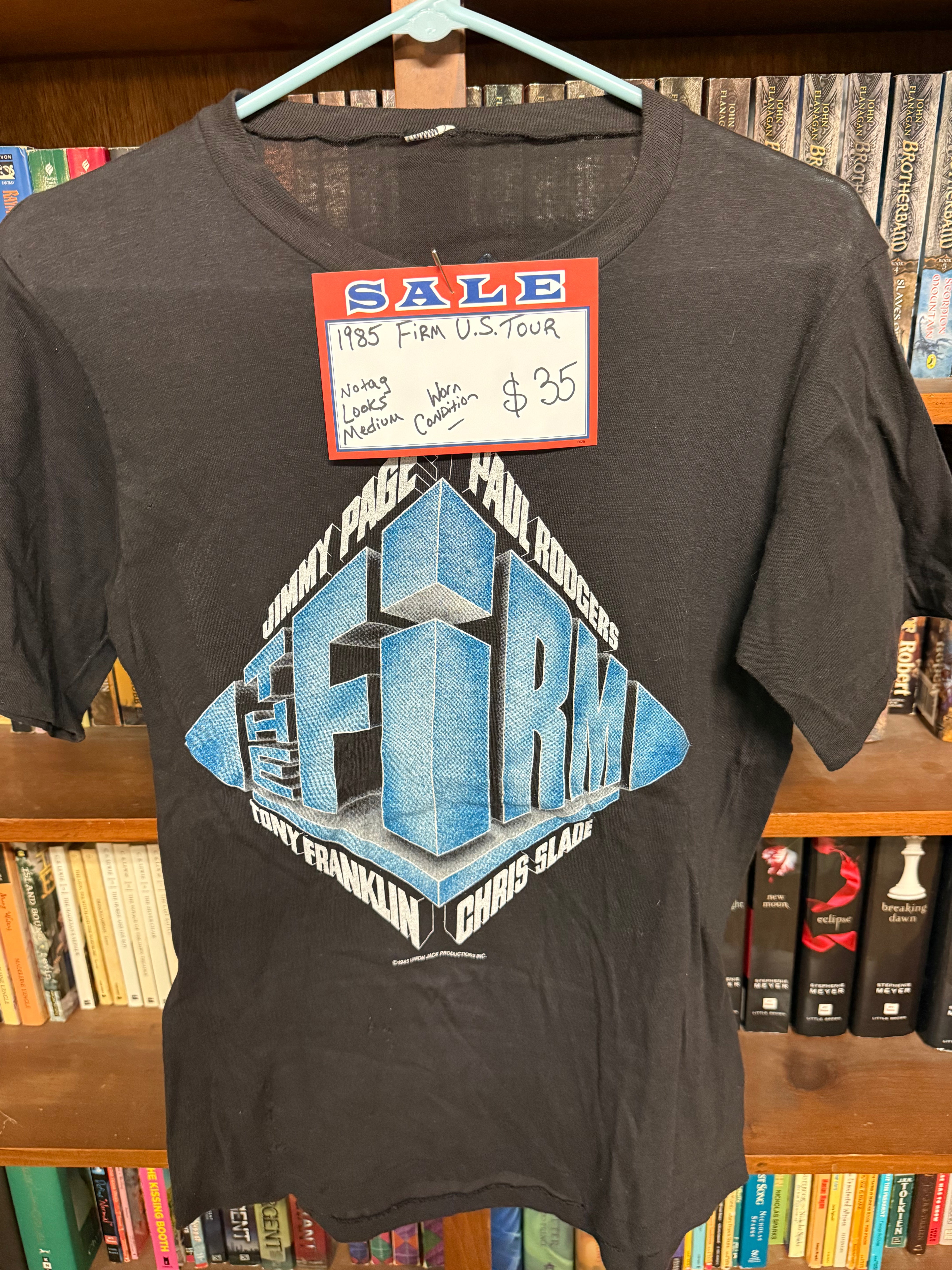 1985 The Firm USA Tour Shirt