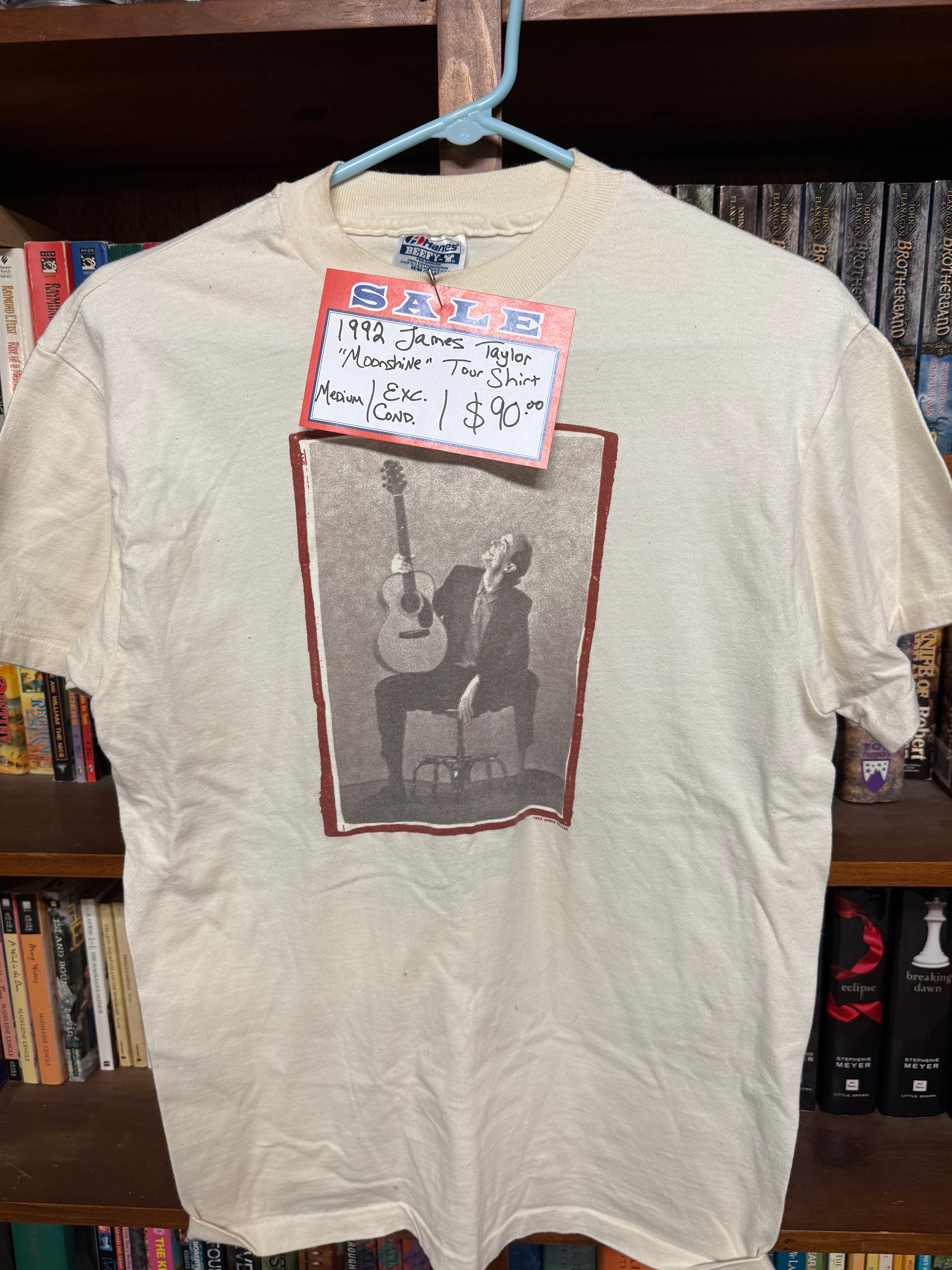 1992 James Taylor "Moonshine" Tour Shirt
